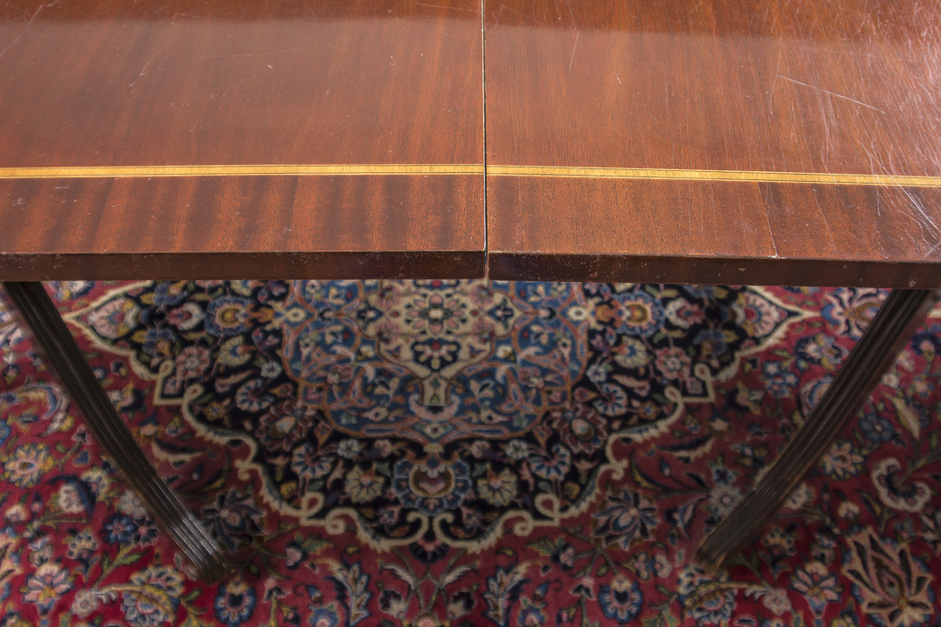 Vintage Double Pedestal Mahogany  Dining Table by Councill