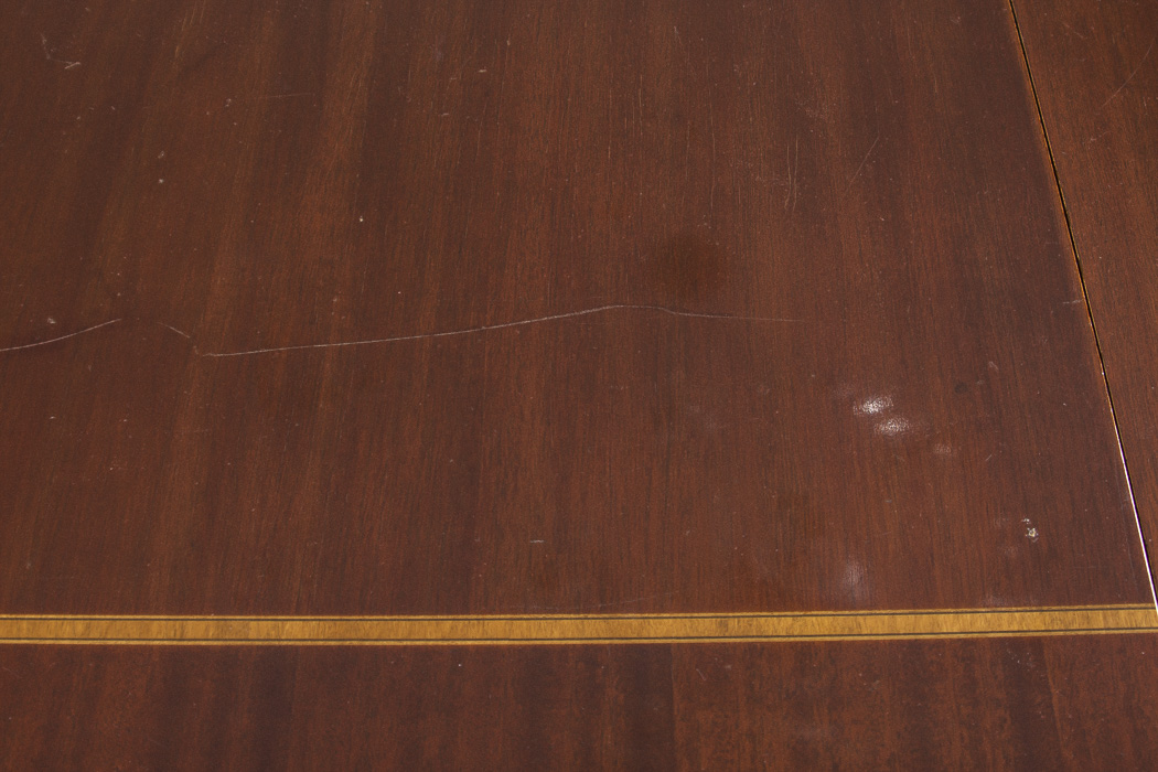 Vintage Double Pedestal Mahogany  Dining Table by Councill