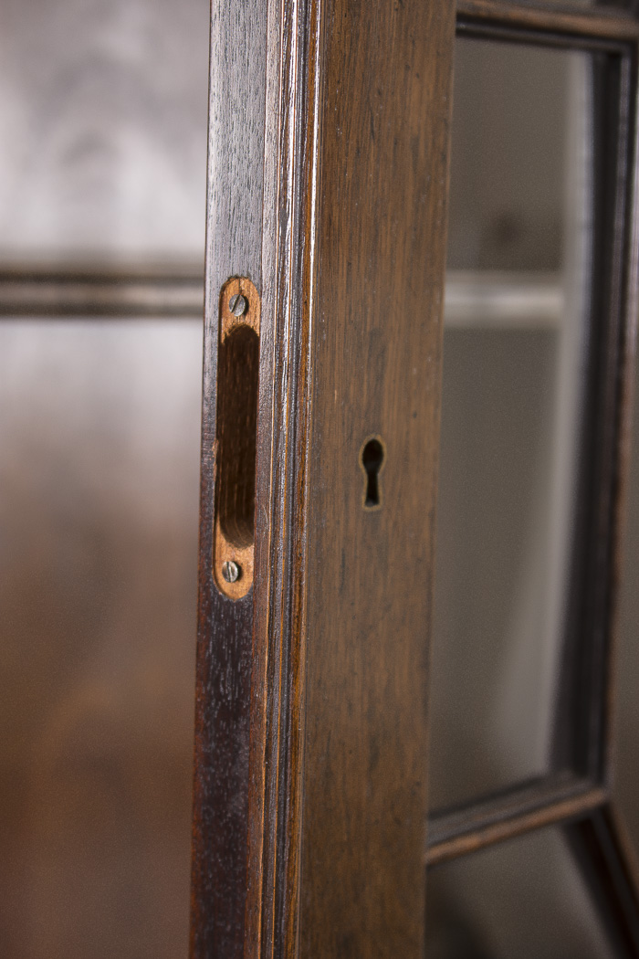 George III Style Mahogany Breakfront Secretaire by Baker
