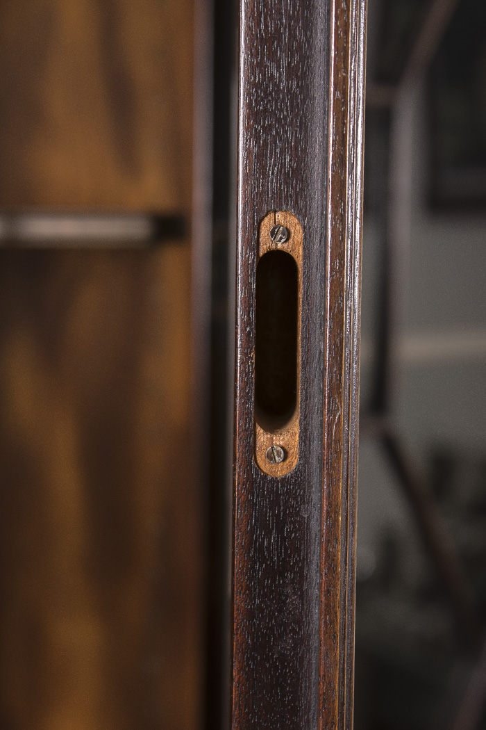 George III Style Mahogany Breakfront Secretaire by Baker