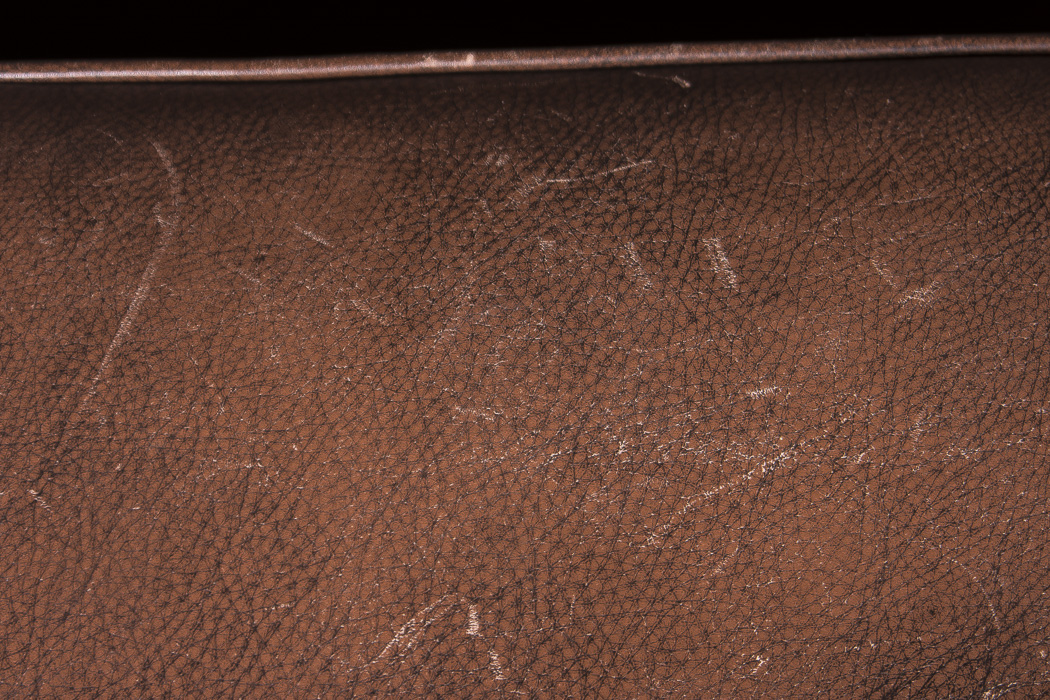 Hancock & Moore Leather Armchair and Ottoman