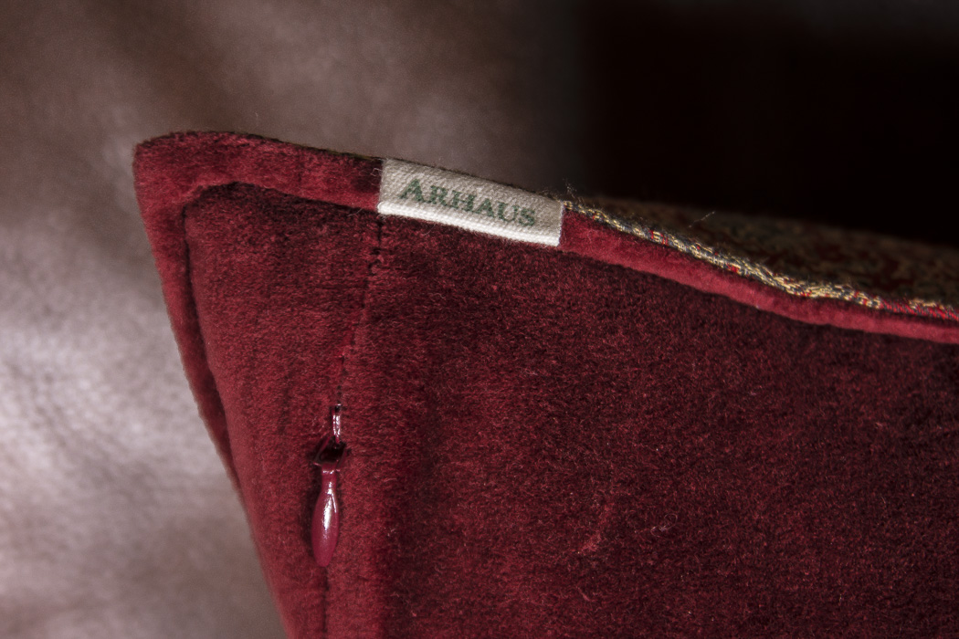 Hancock & Moore Leather Armchair and Ottoman