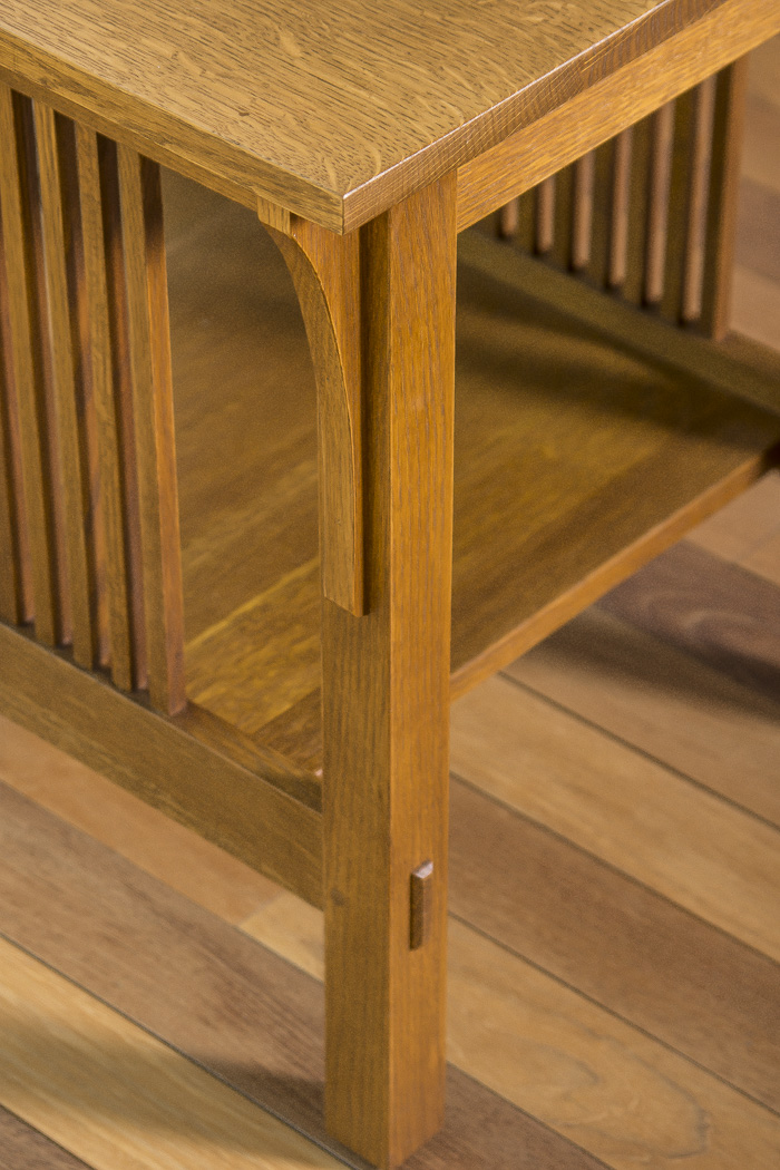 Pair of Stickley Mission Style Oak End Tables