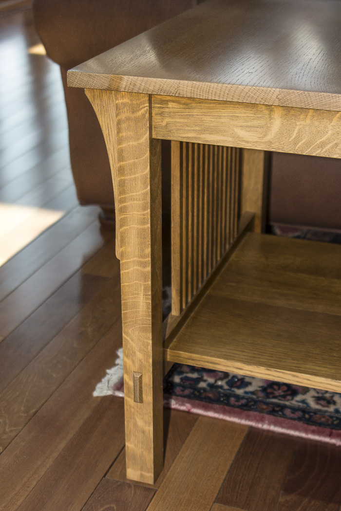 Pair of Stickley Mission Style Oak End Tables