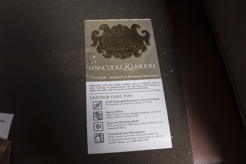 Hancock & Moore Leather Sofa