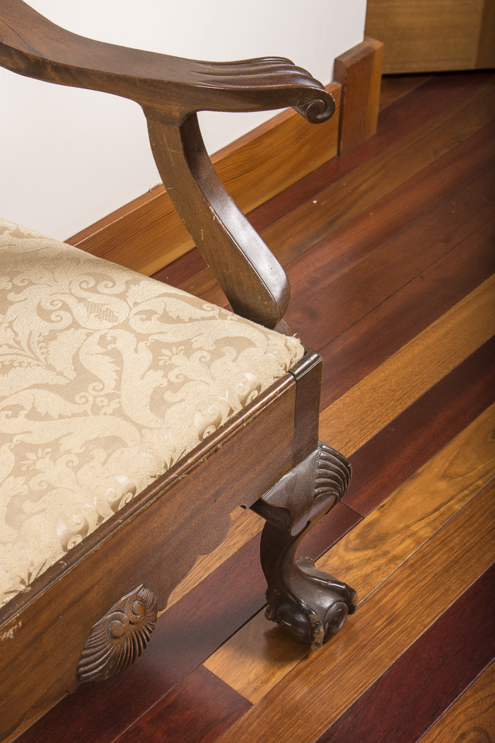 Mahogany Chippendale Style  Armchair