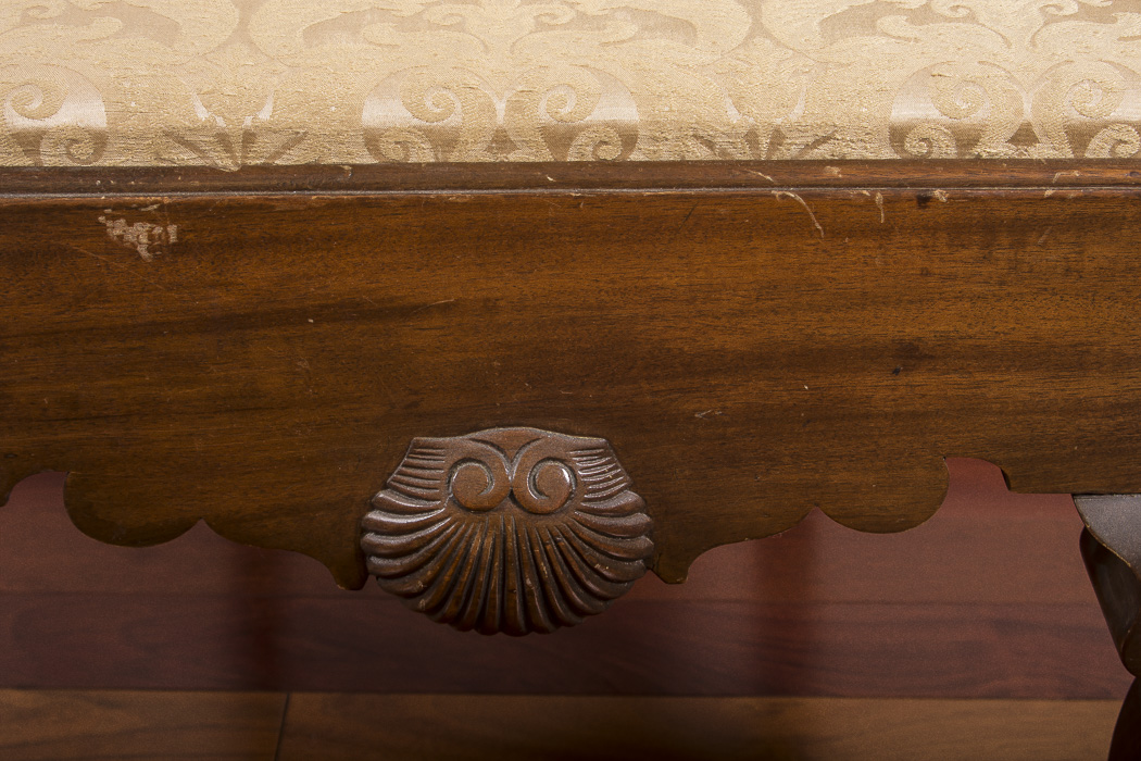 Mahogany Chippendale Style  Armchair