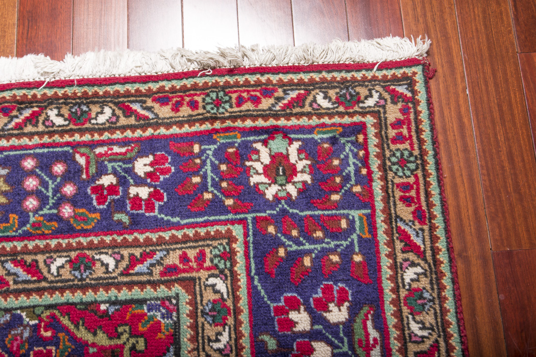 Hand-Knotted Tabriz Wool Area Rug