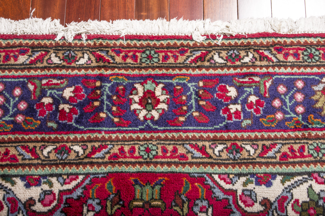 Hand-Knotted Tabriz Wool Area Rug