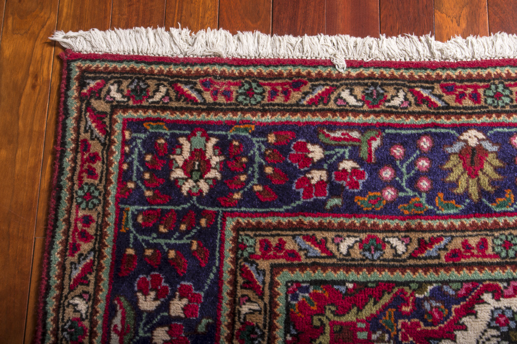 Hand-Knotted Tabriz Wool Area Rug