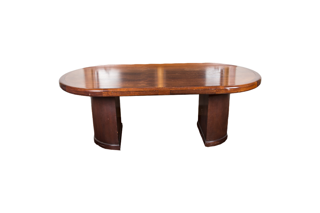 Oval Conference-Style Desk