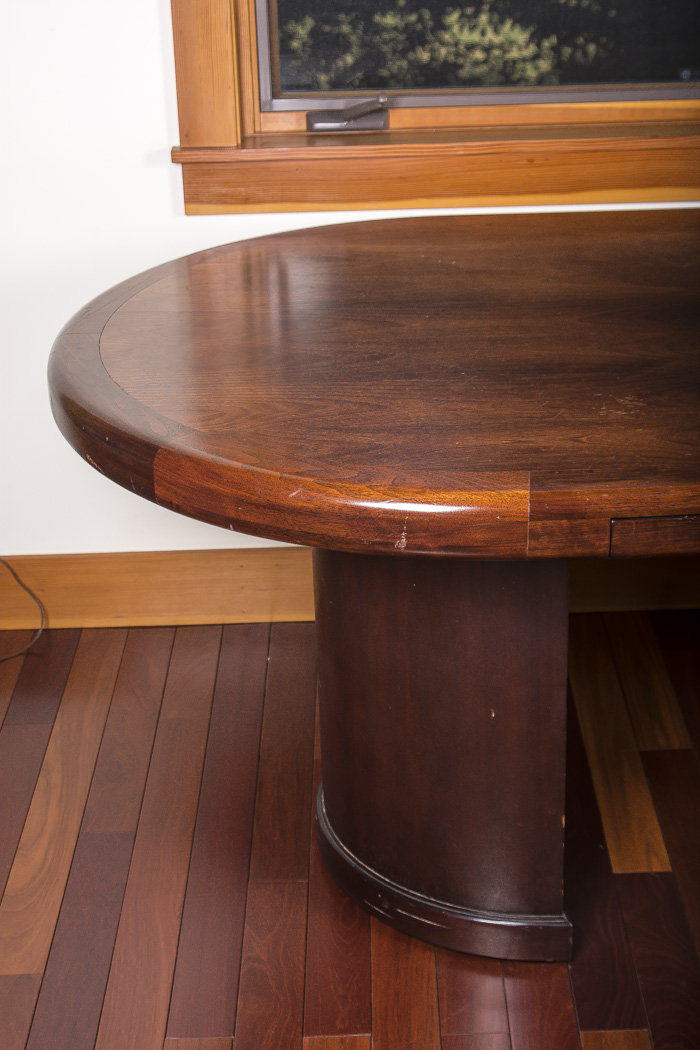 Oval Conference-Style Desk