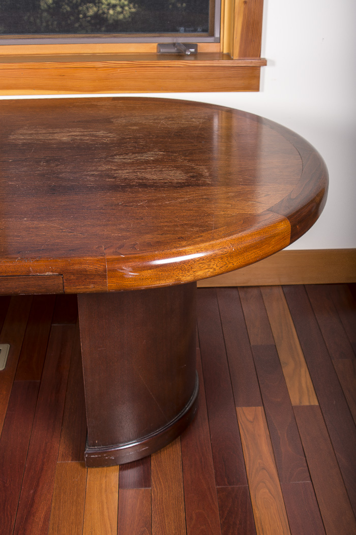 Oval Conference-Style Desk