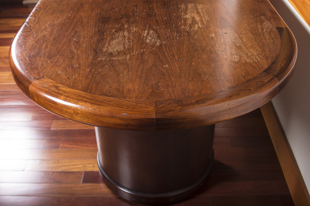 Oval Conference-Style Desk