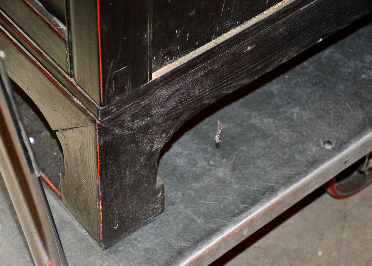 Oak Chinese Apothecary Cabinet