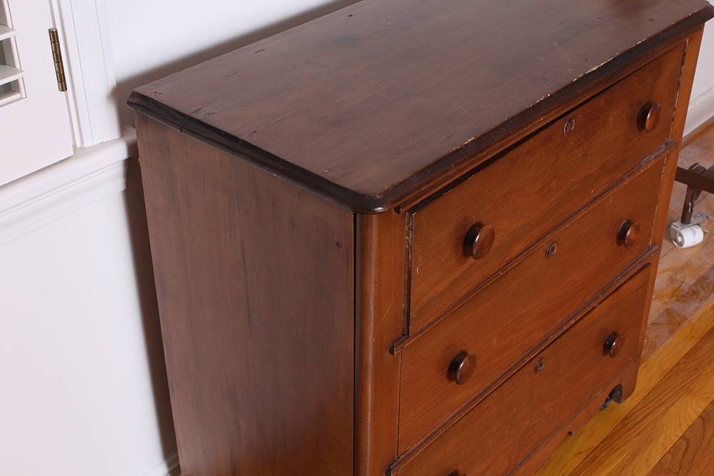 Antique Walnut Chest of Drawers