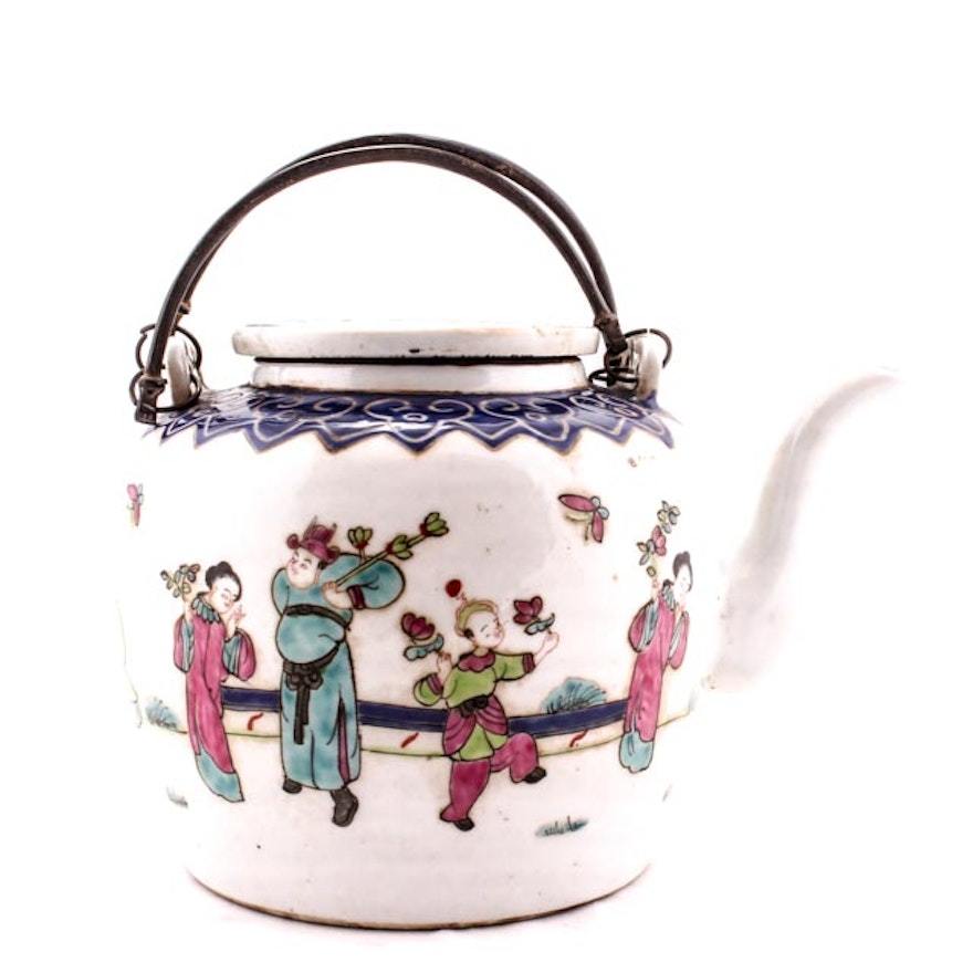 Chinese Republic Period Teapot with Guangxu Mark