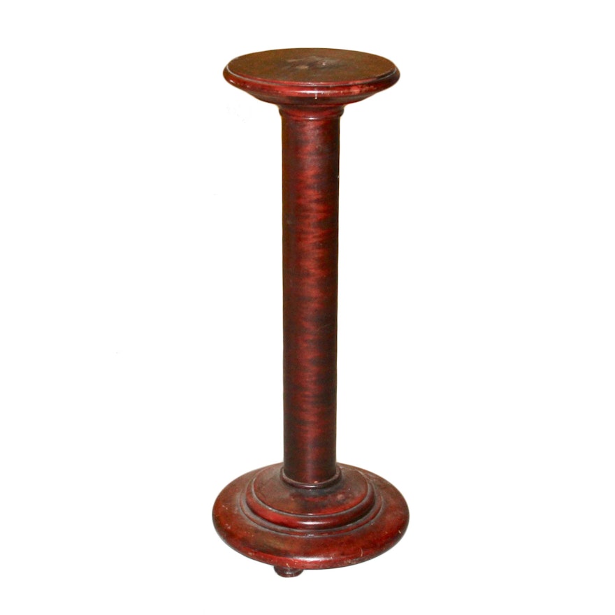 Vintage Mahogany Pedestal