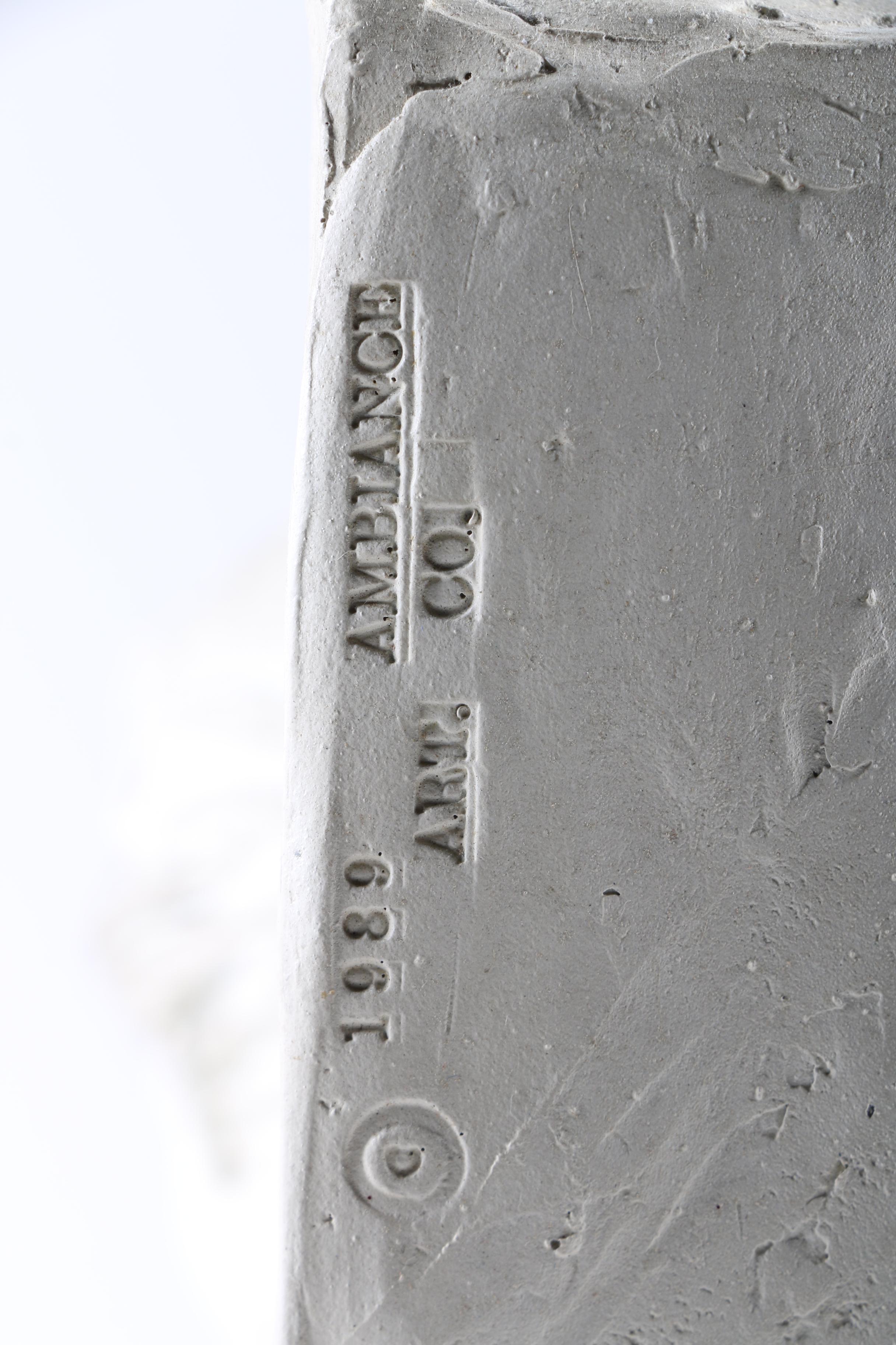 Relief Carving of Female Nude in Clay