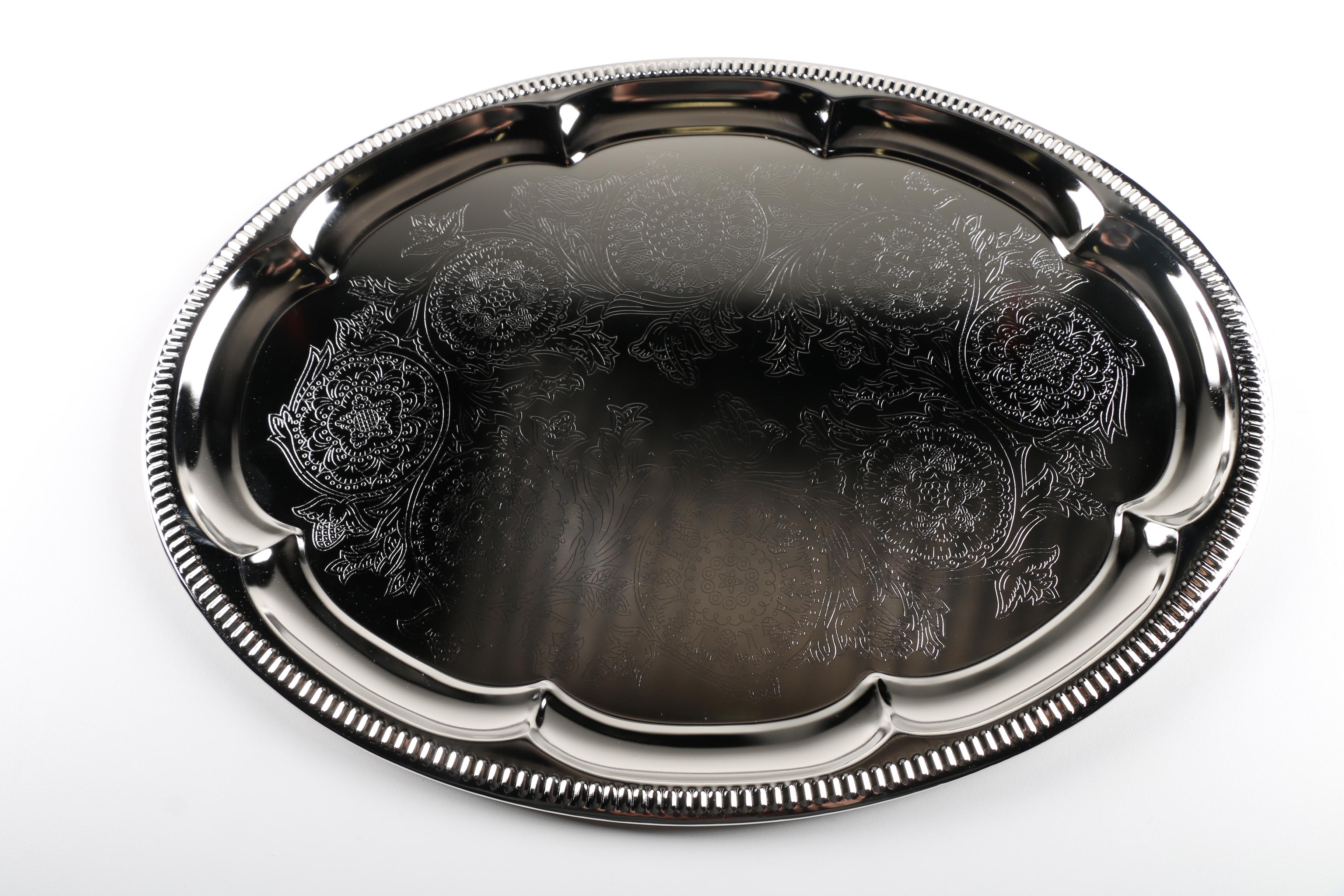 Silver-Plated Serving Trays