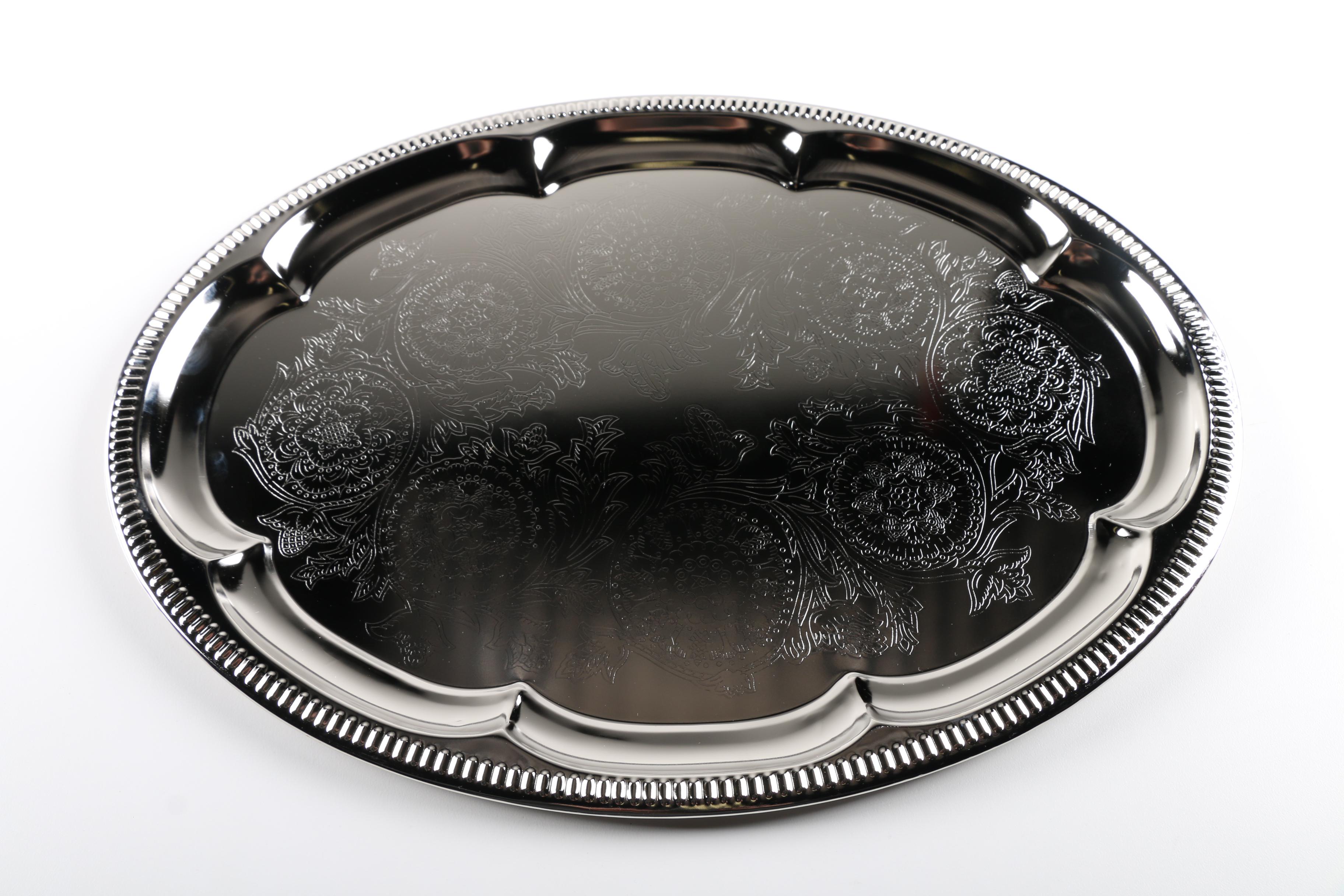 Silver-Plated Serving Trays