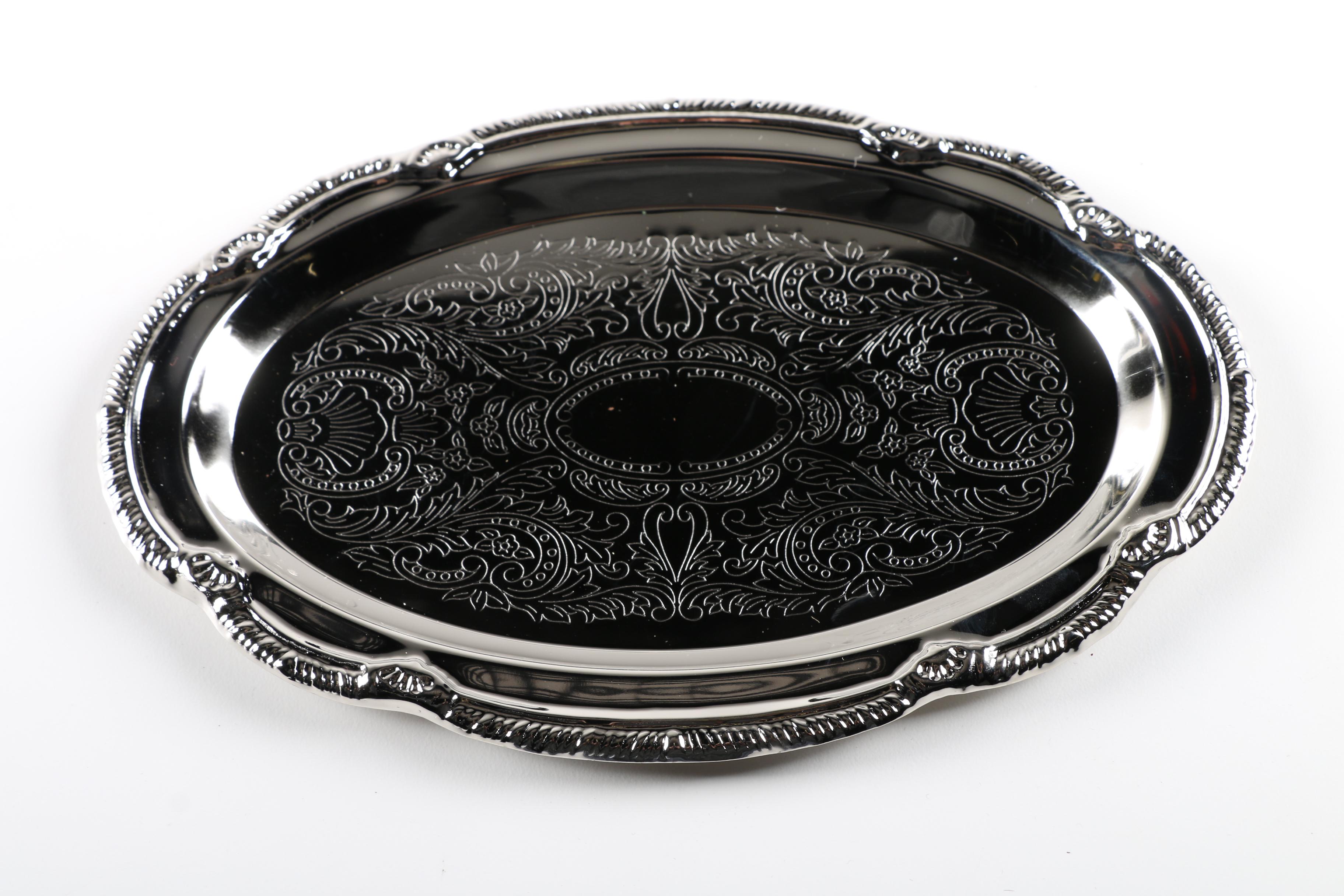 Silver-Plated Serving Trays