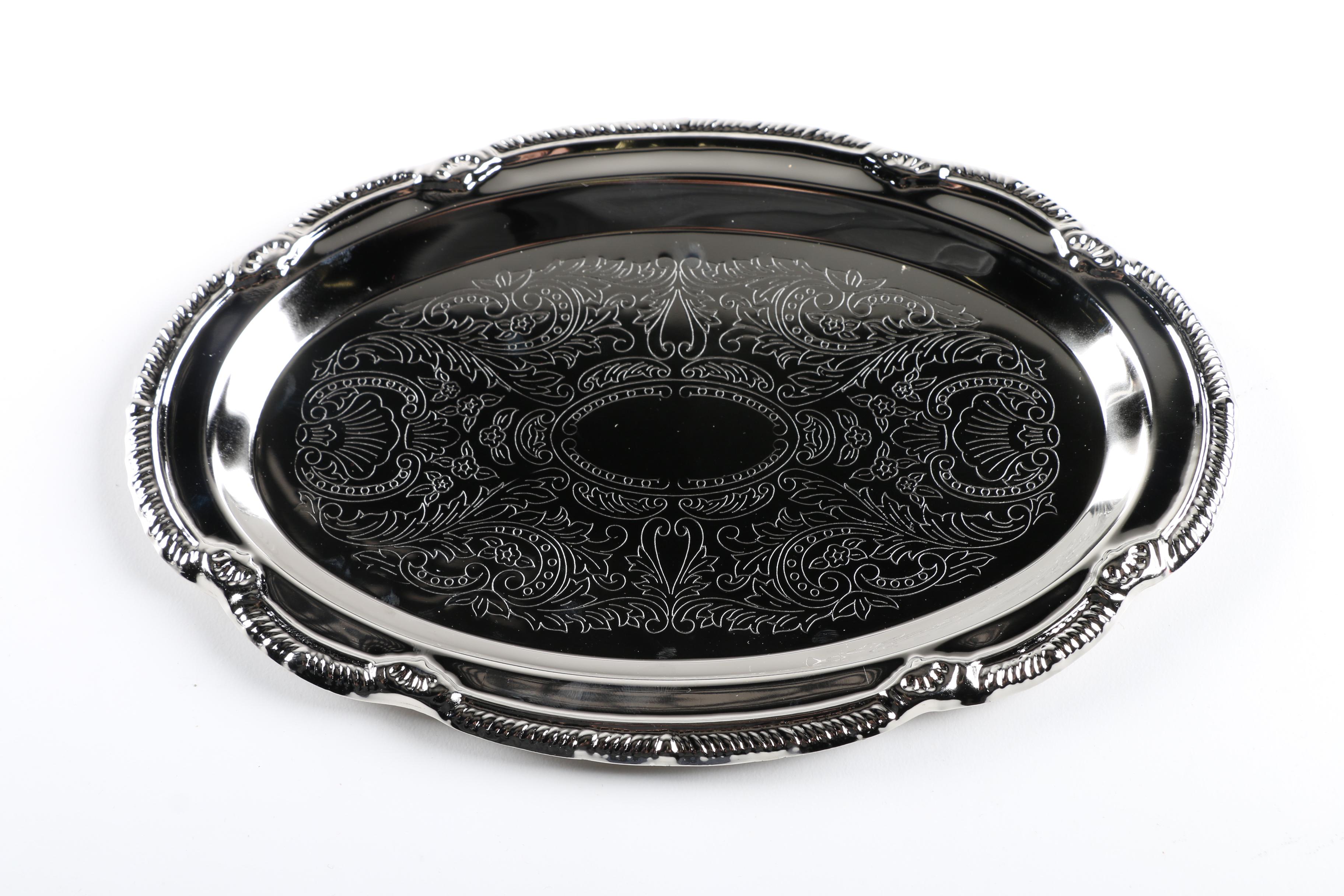 Silver-Plated Serving Trays
