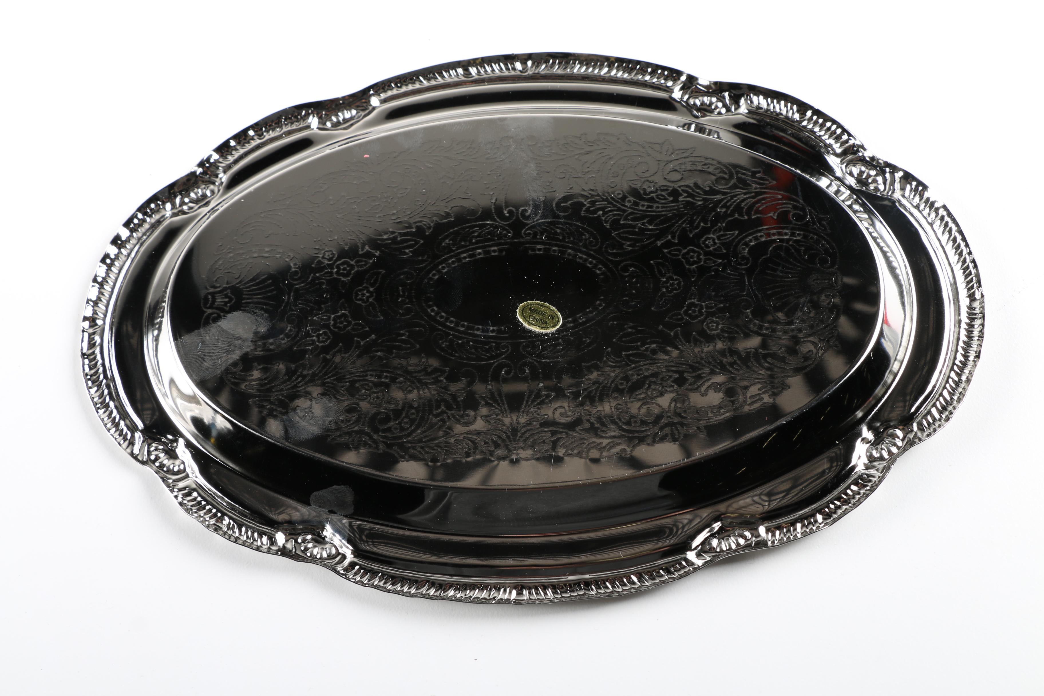 Silver-Plated Serving Trays