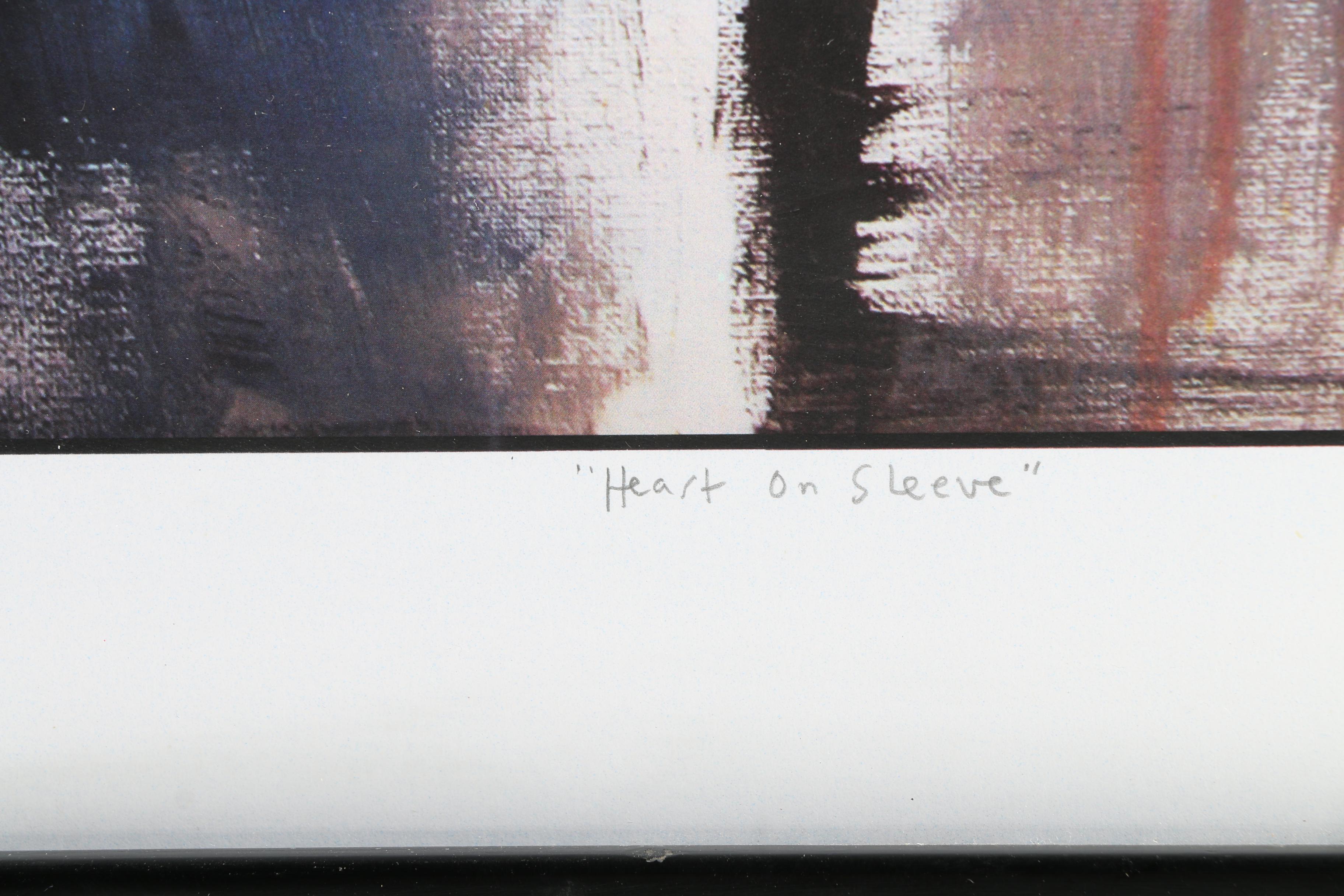 Colin Frangicetto Limited Edition Giclee "Heart on Sleeve"