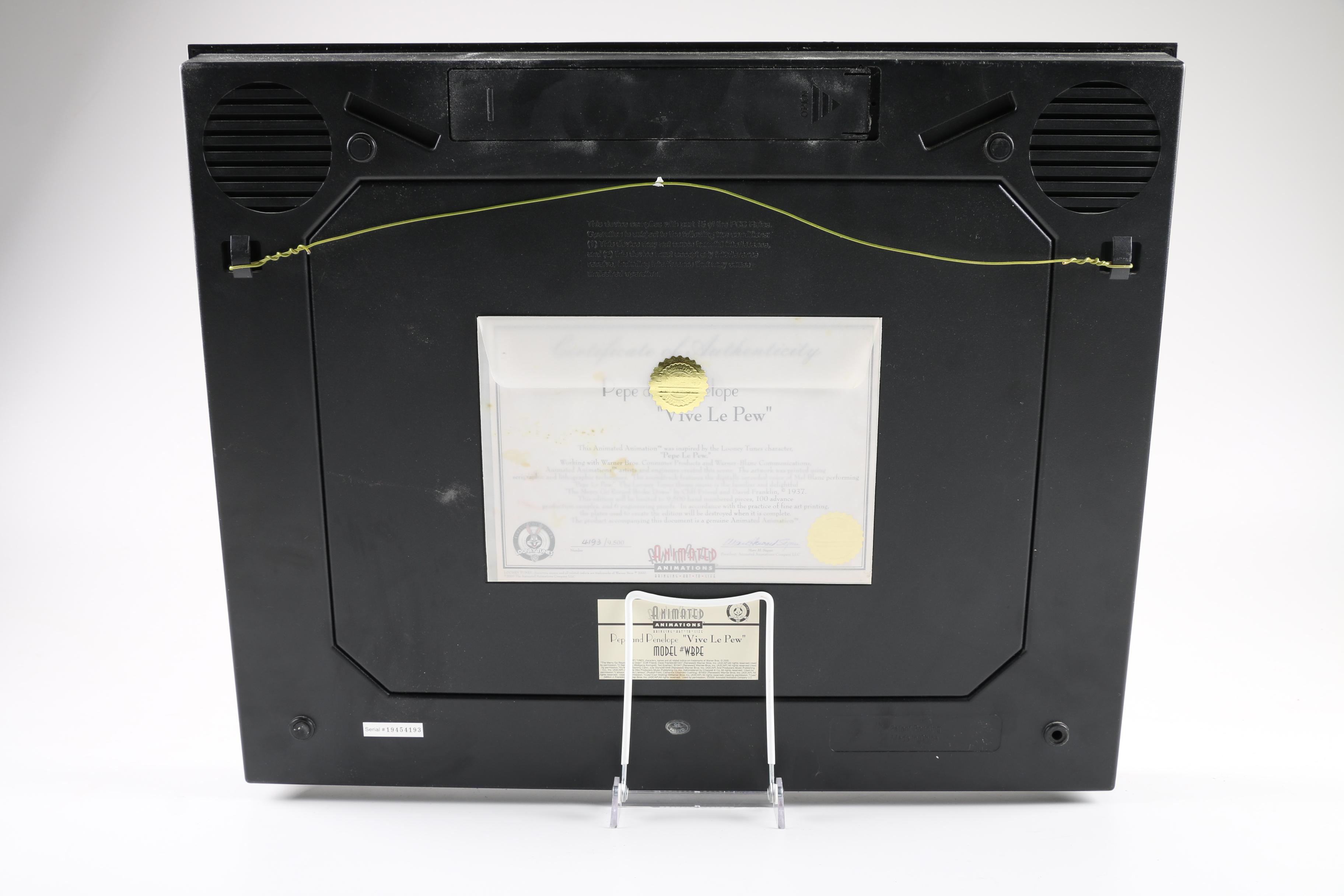 Limited Edition Animated Animations "Vive Le Pew"