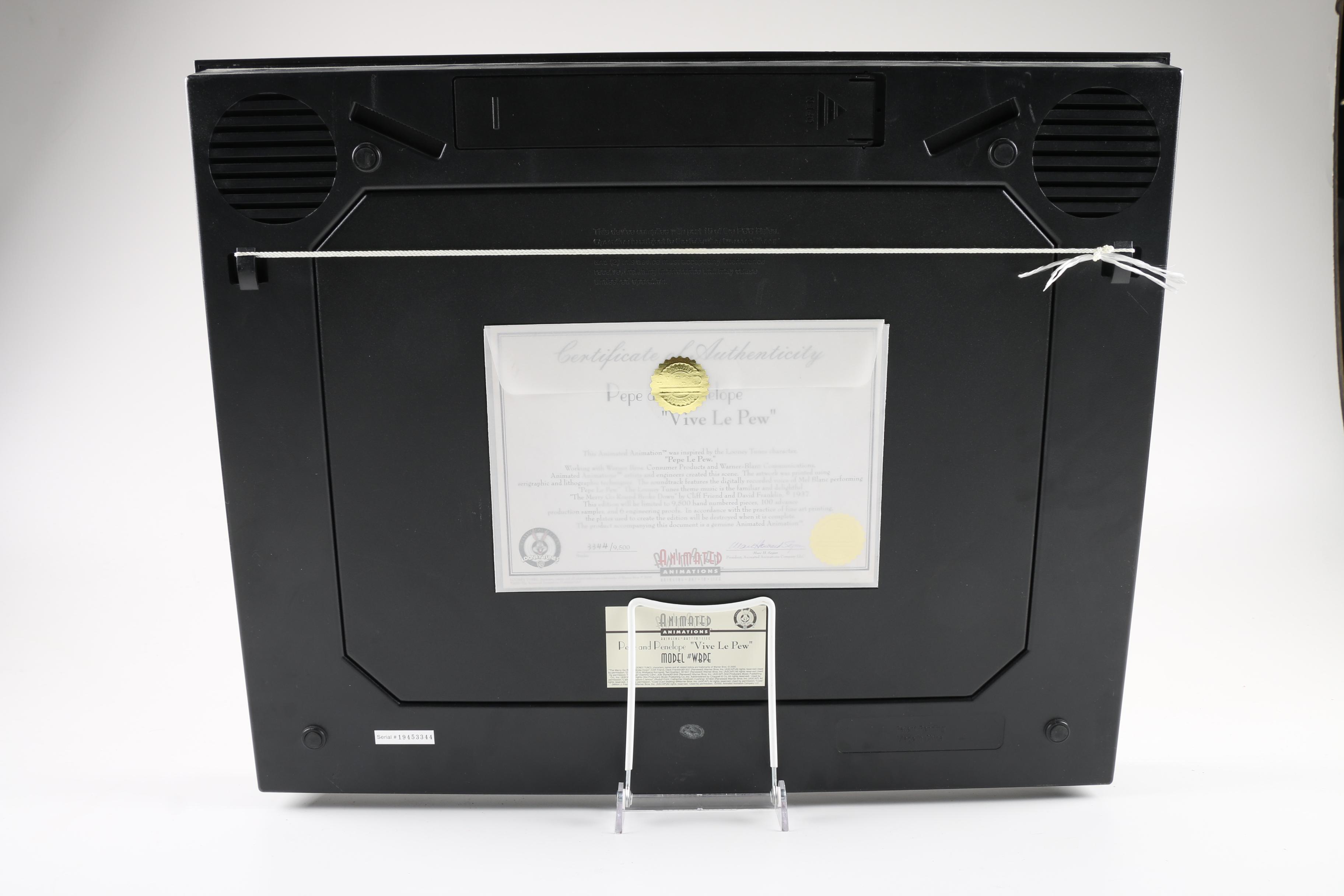 Animated Animations Limited Edition Layered Offset Lithograph "Vive Le Pew"