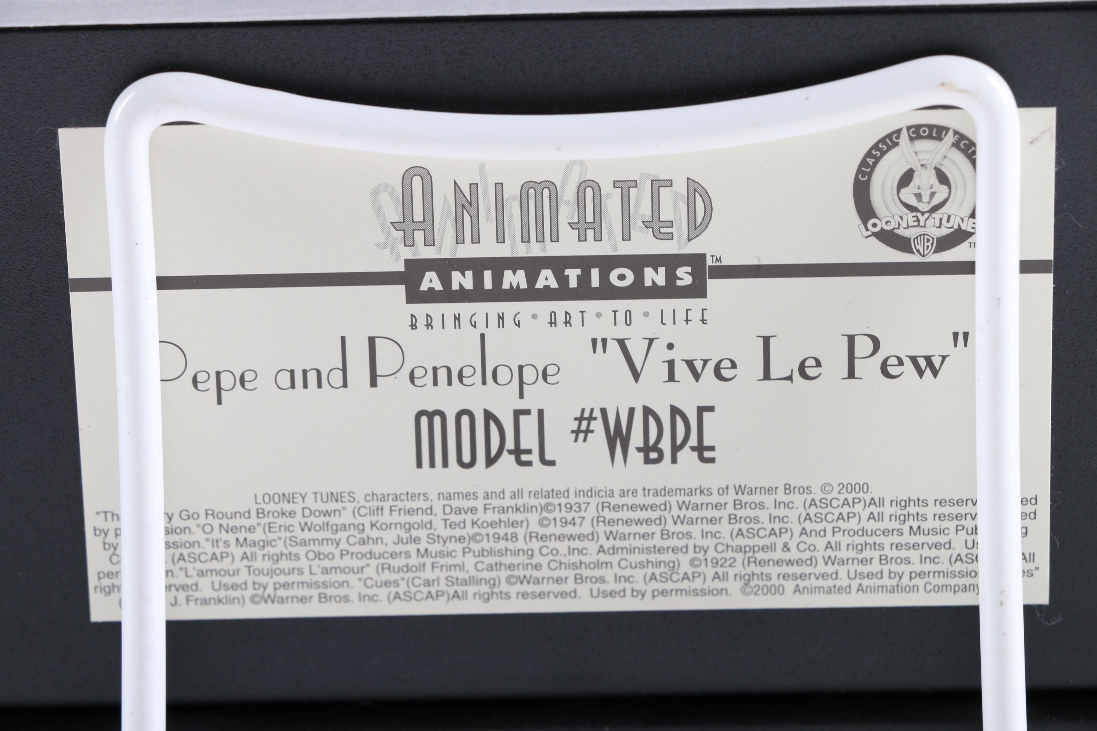 Animated Animations Limited Edition Layered Offset Lithograph "Vive Le Pew"
