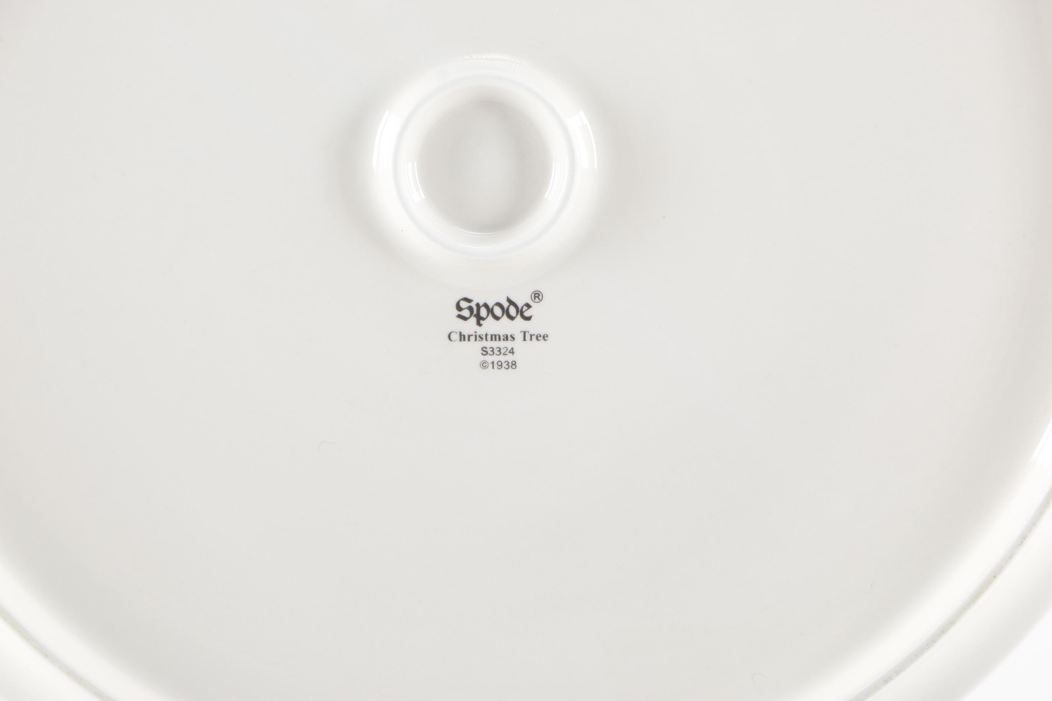 Assorted Christmas Decor Including Spode and Neiman Marcus