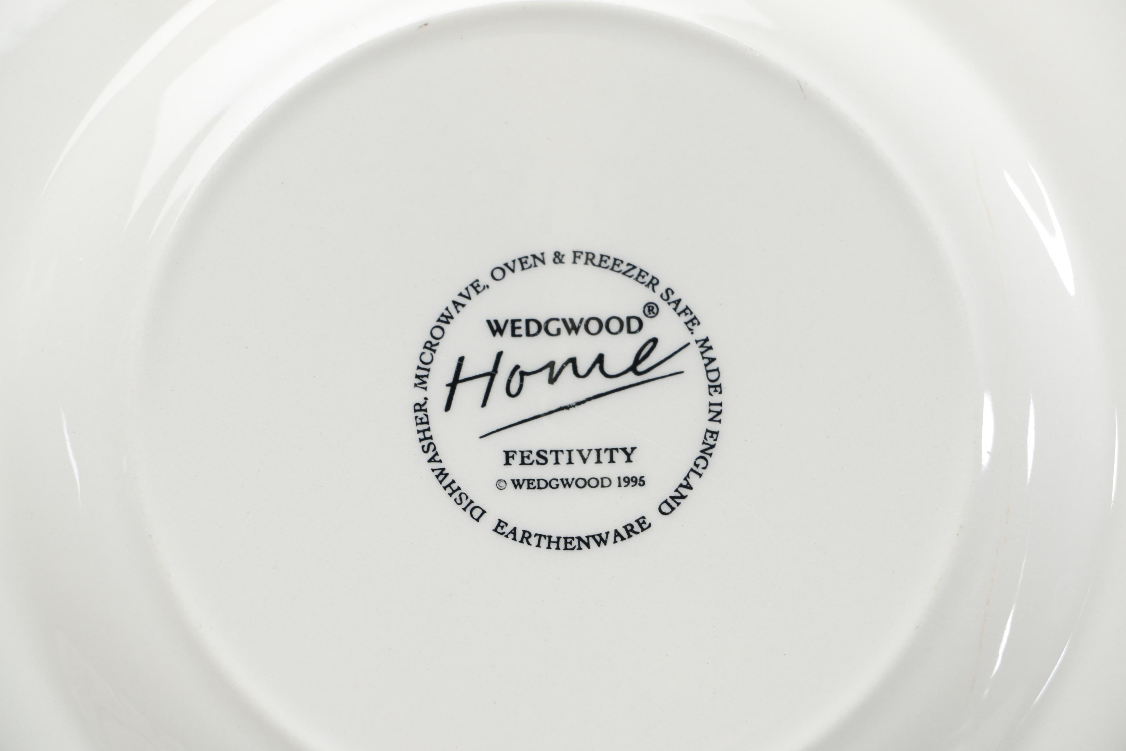 Wedgwood Ralph Lauren "Claire"  and "Festivity" Dinnerware