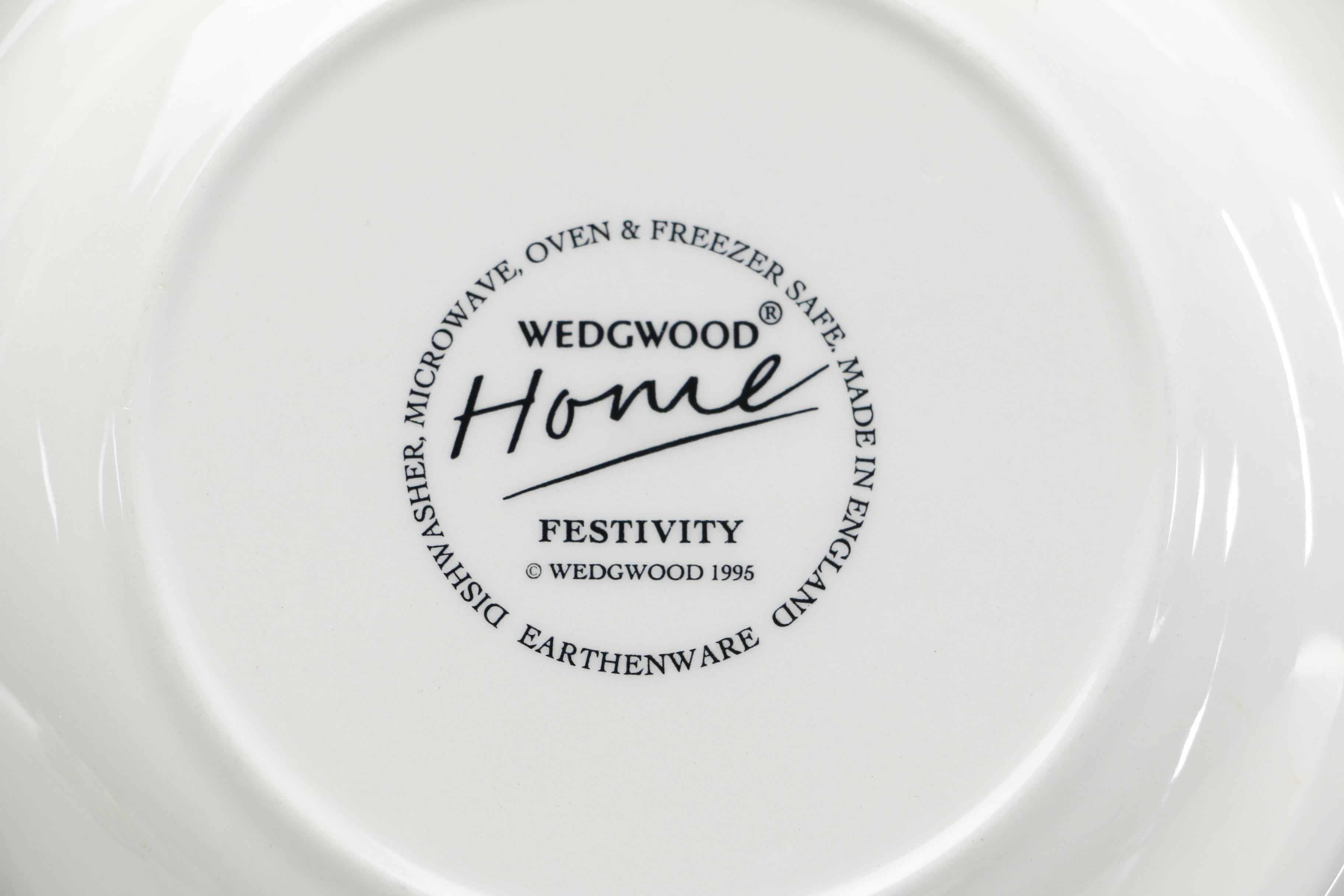 Wedgwood Ralph Lauren "Claire"  and "Festivity" Dinnerware