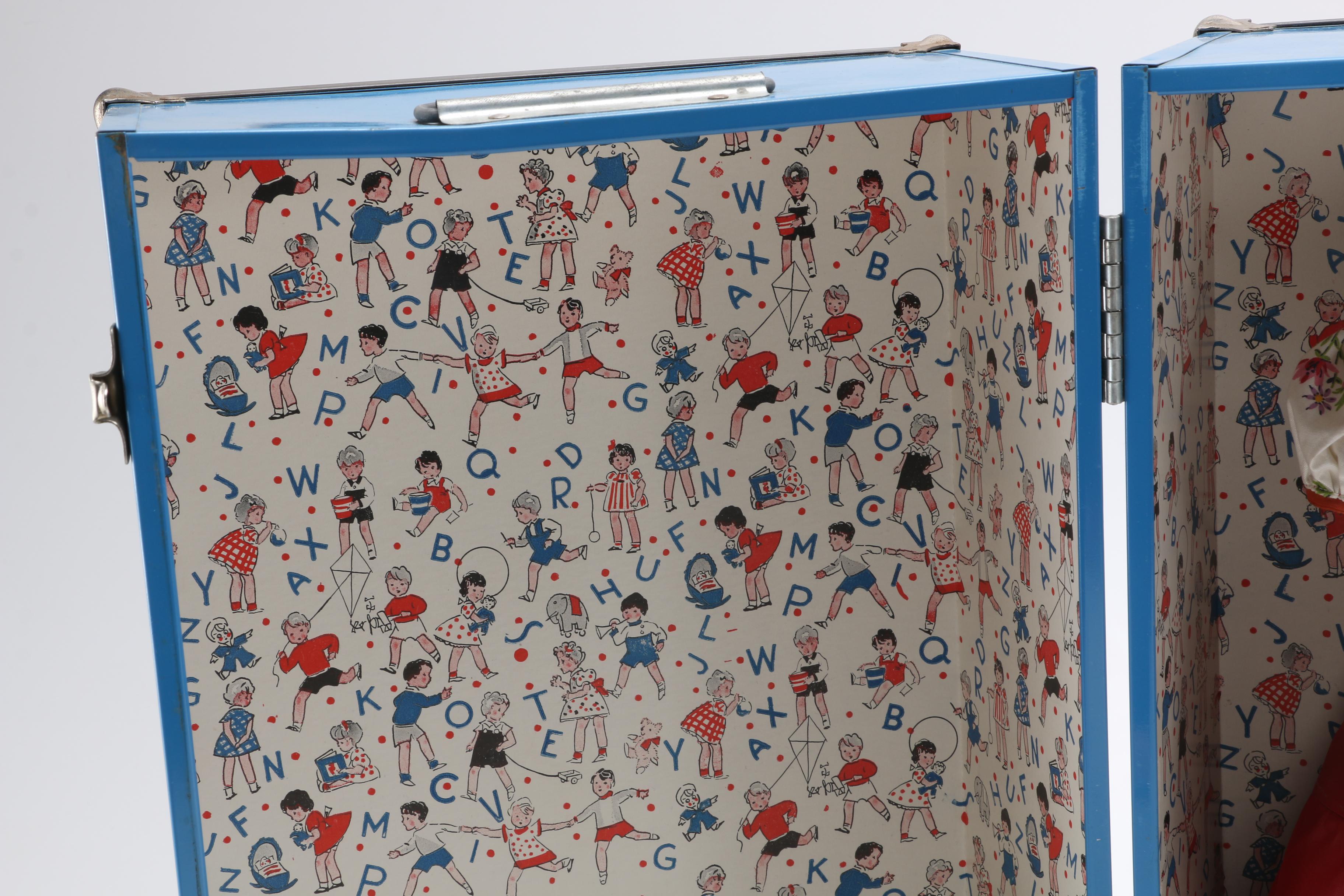 Vintage Horsman Cindy Doll and Wardrobe Case