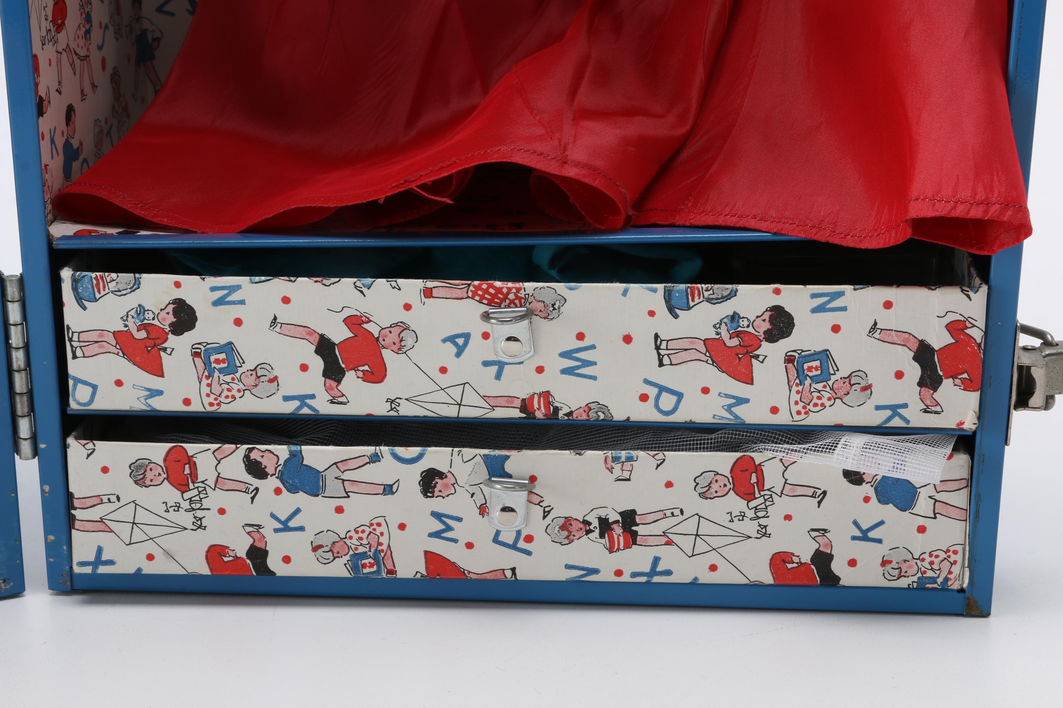 Vintage Horsman Cindy Doll and Wardrobe Case