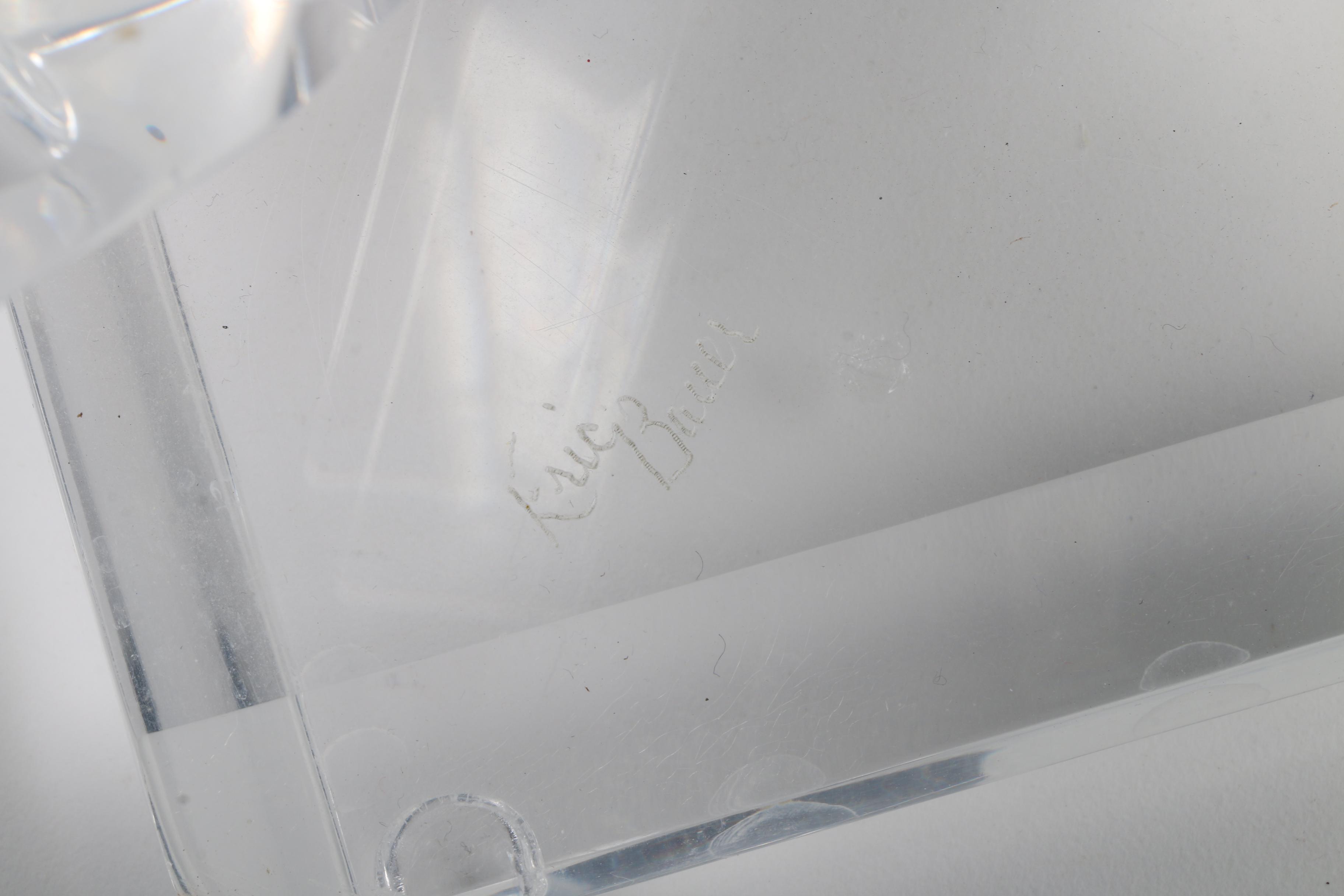 Eric Bauer Geometric Lucite Sculpture