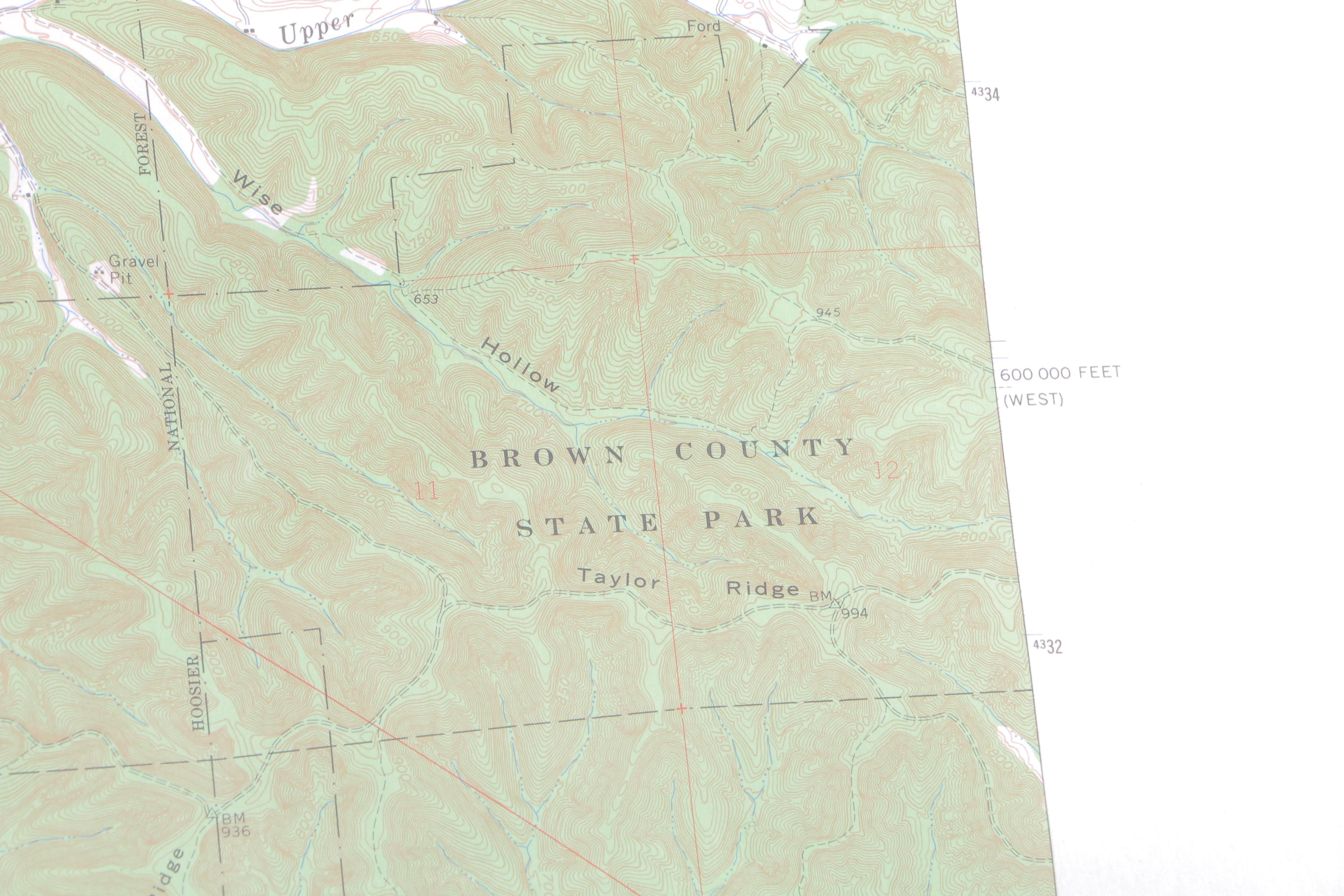 Topographic Maps of Indiana