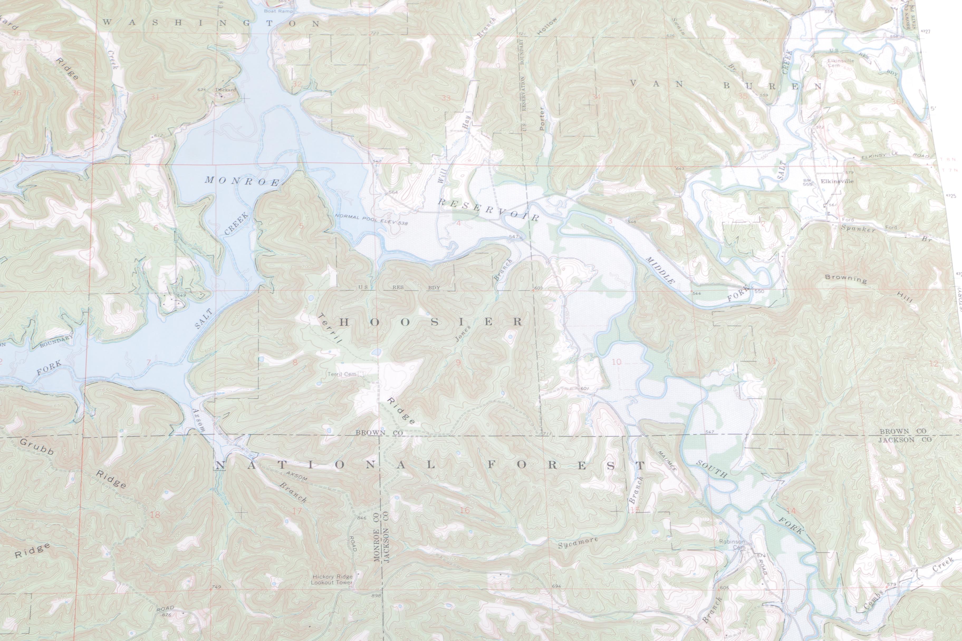 Topographic Maps of Indiana