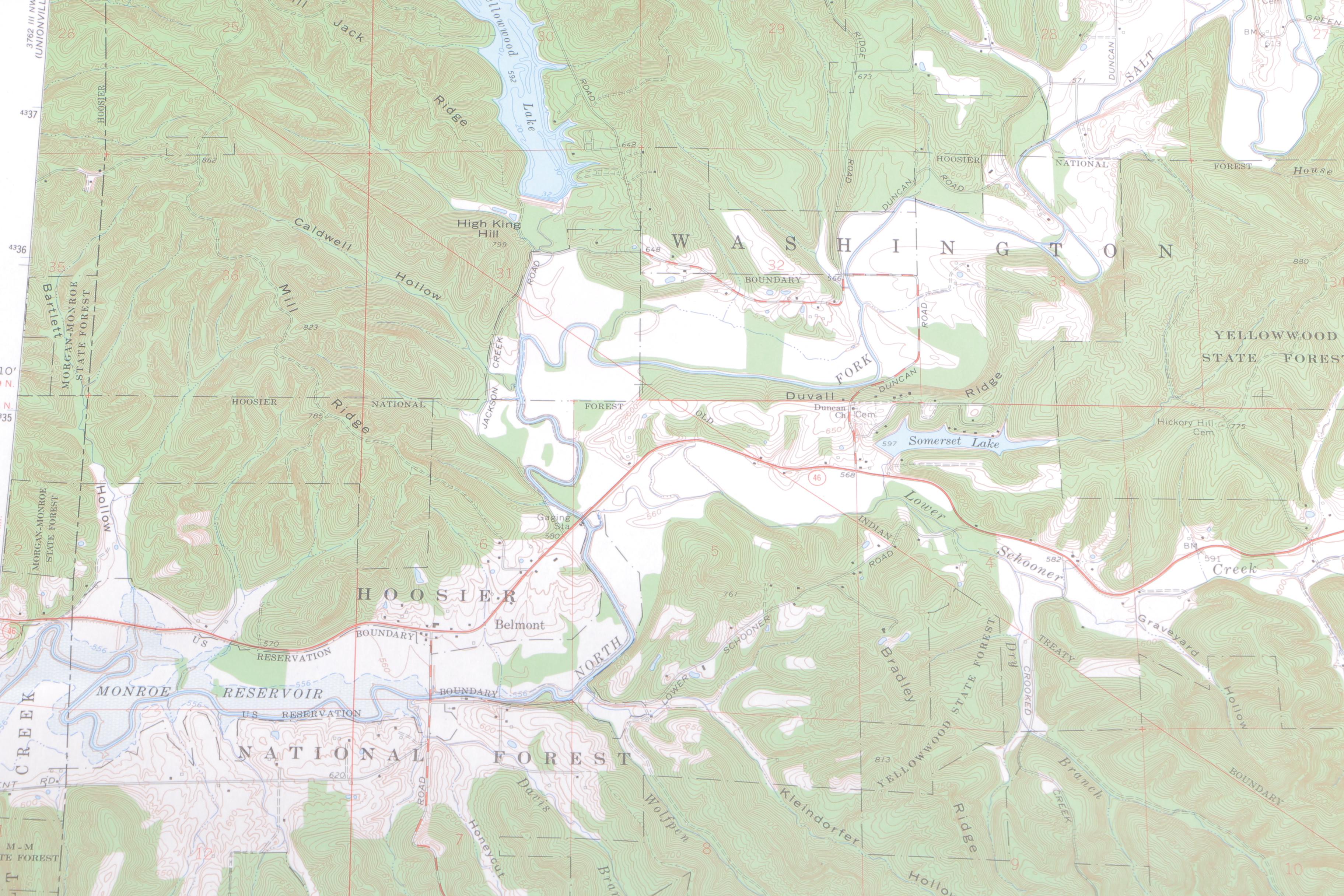 Topographic Maps of Indiana