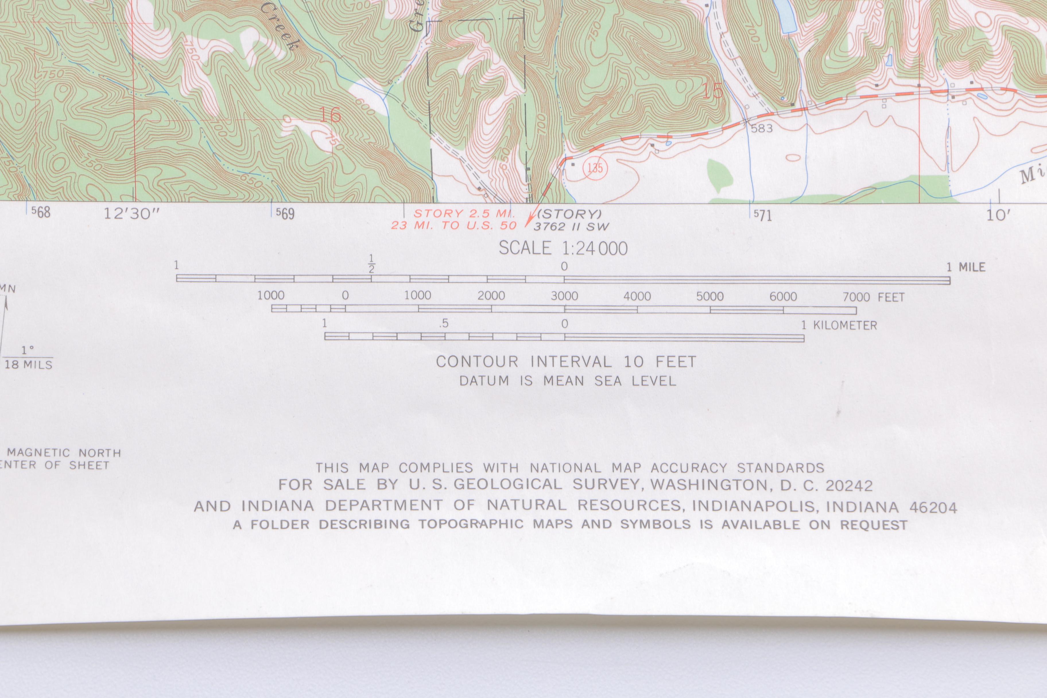 Topographic Maps of Indiana