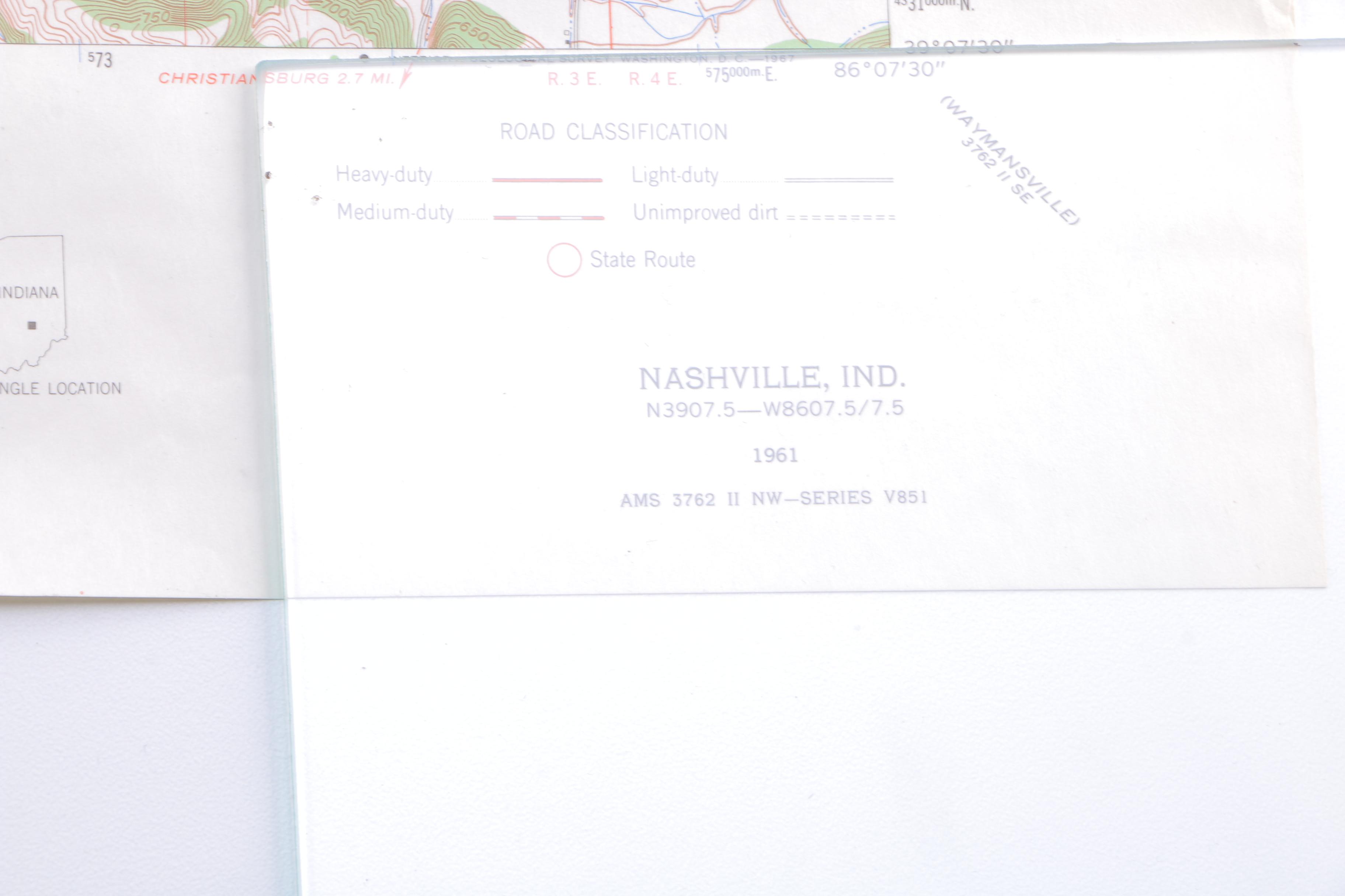 Topographic Maps of Indiana