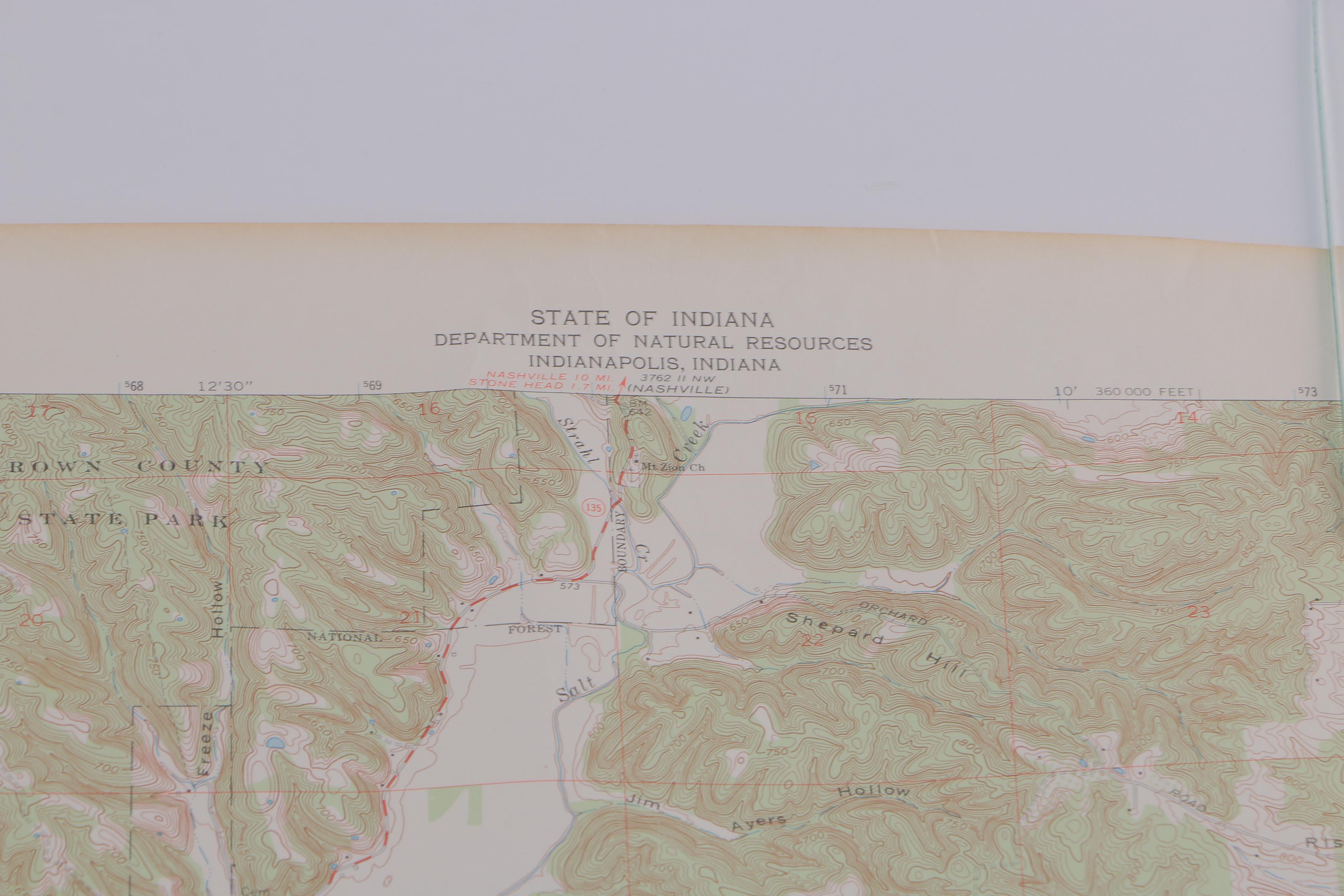 Topographic Maps of Indiana