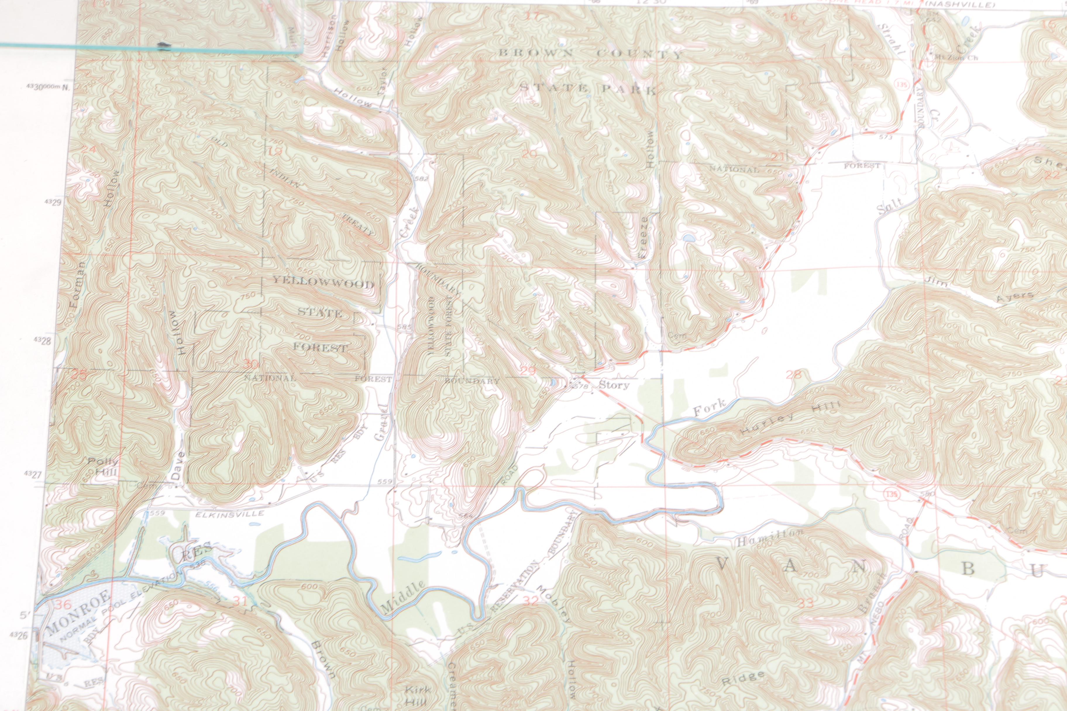 Topographic Maps of Indiana