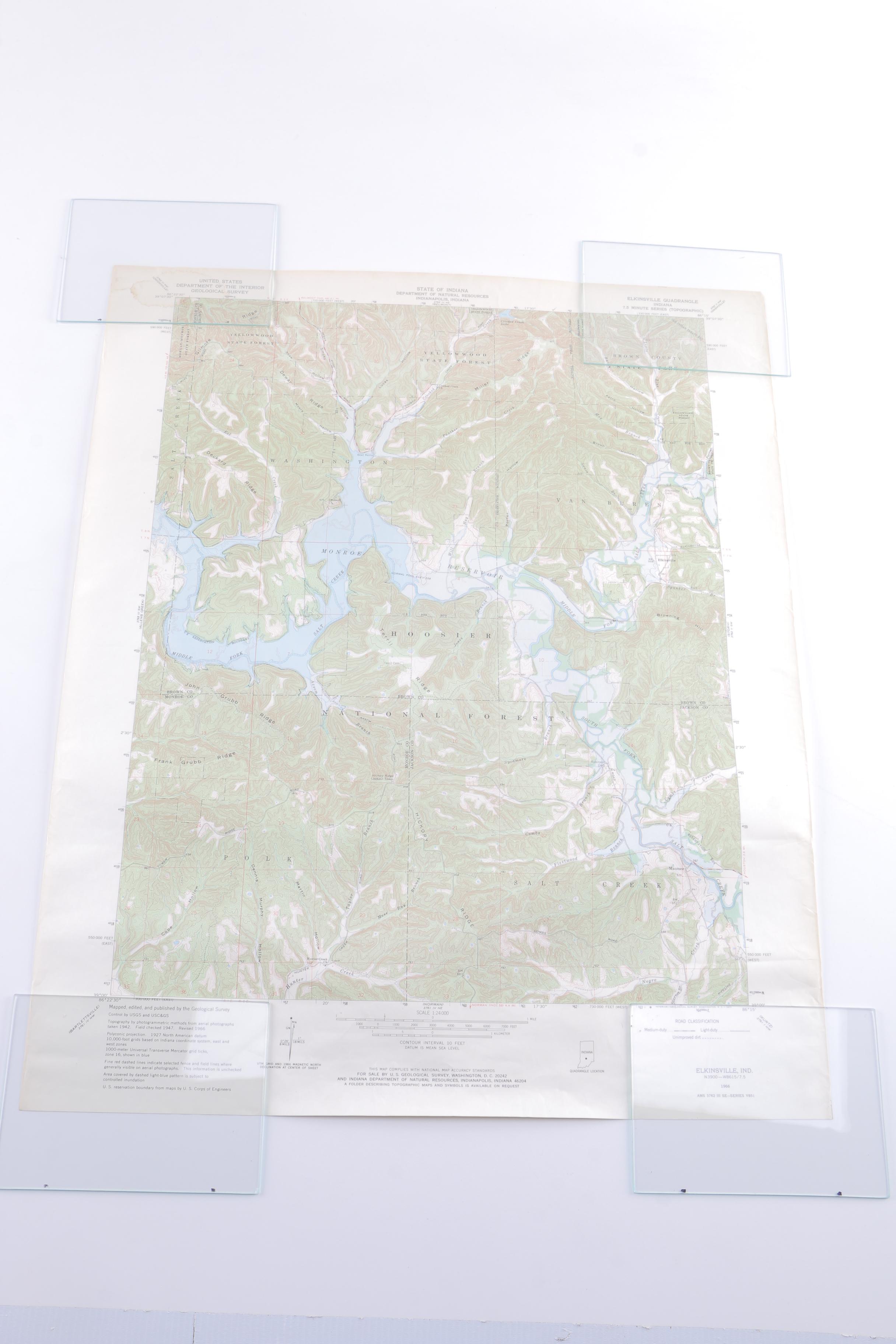 Topographic Maps of Indiana