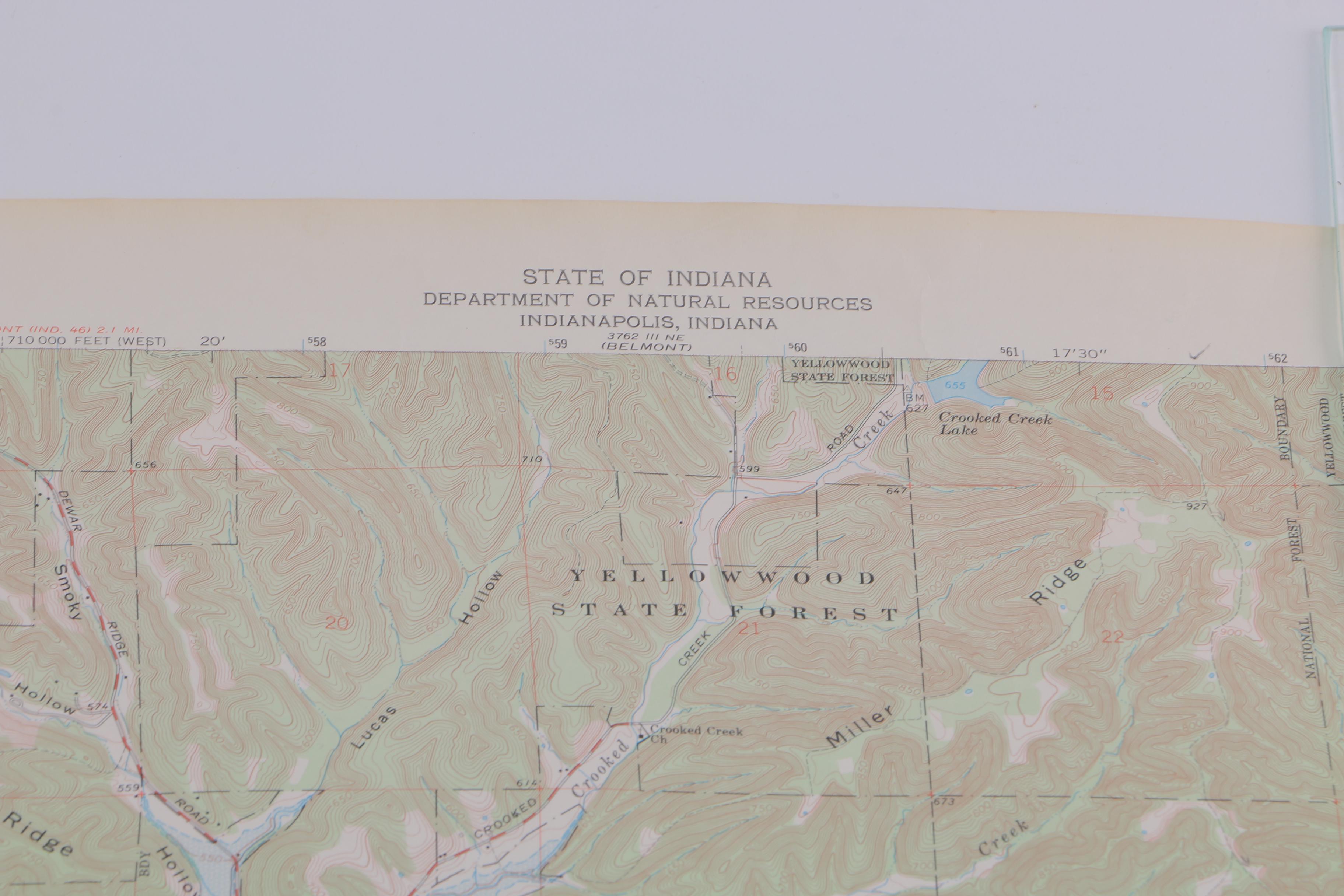 Topographic Maps of Indiana