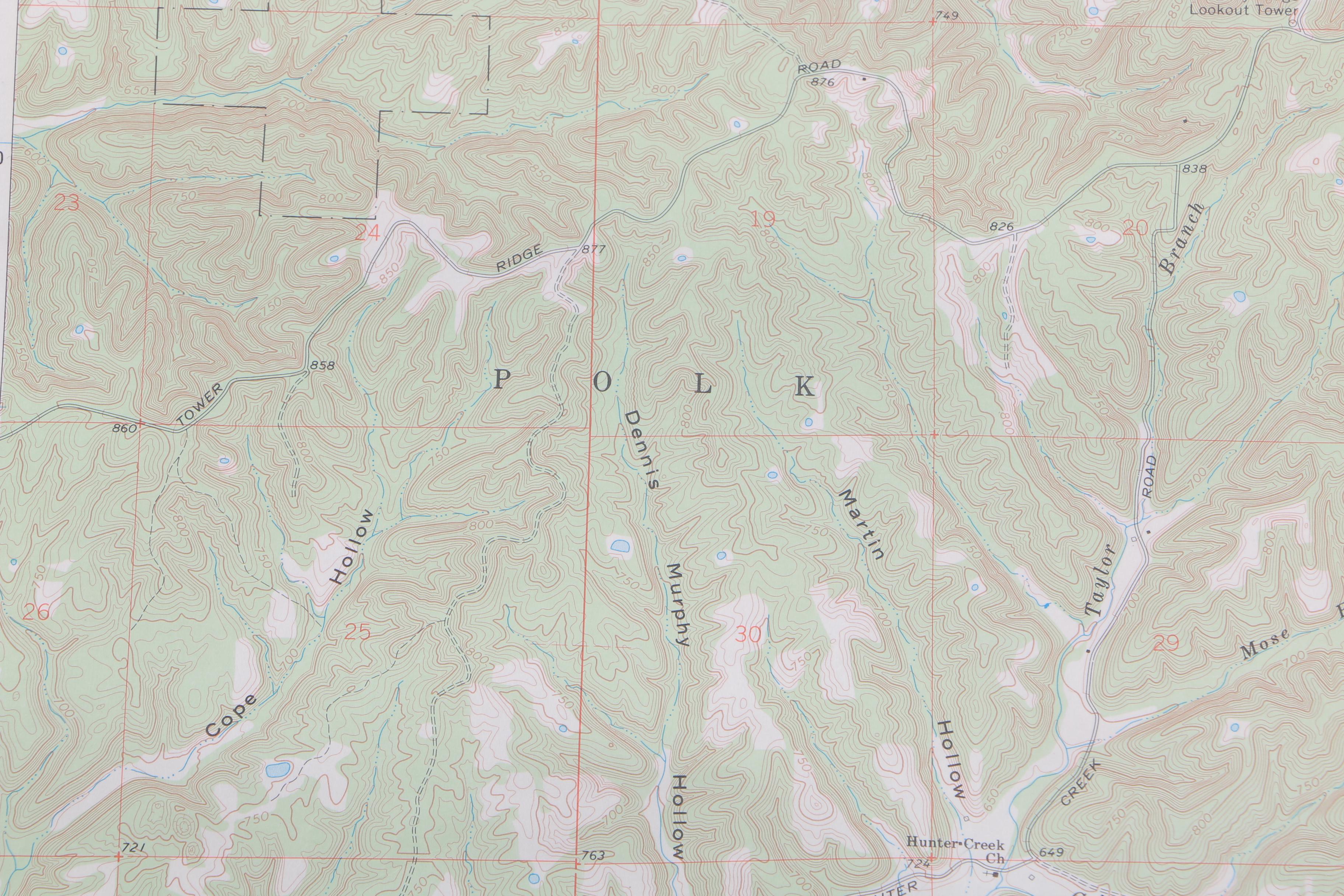 Topographic Maps of Indiana
