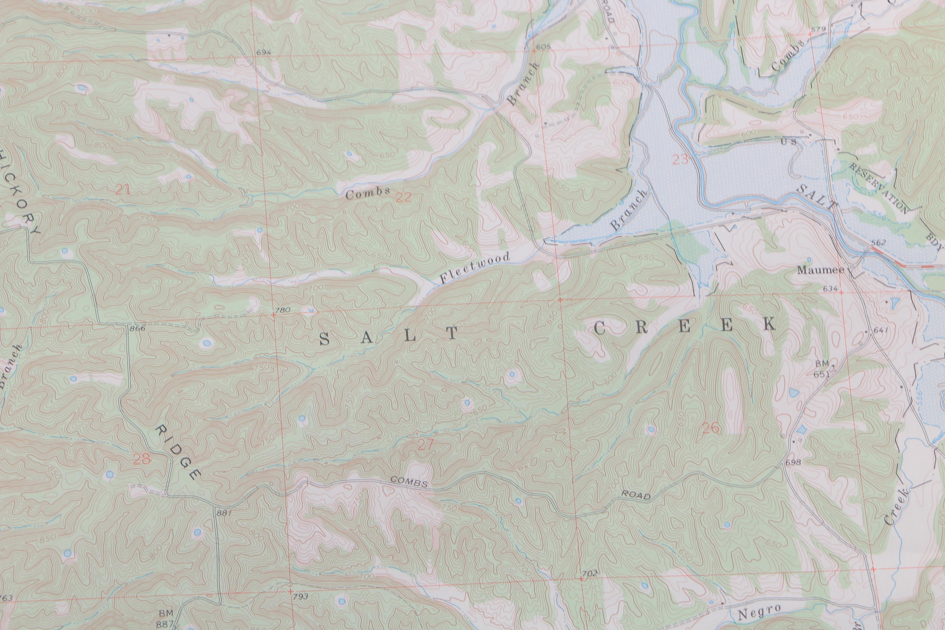 Topographic Maps of Indiana