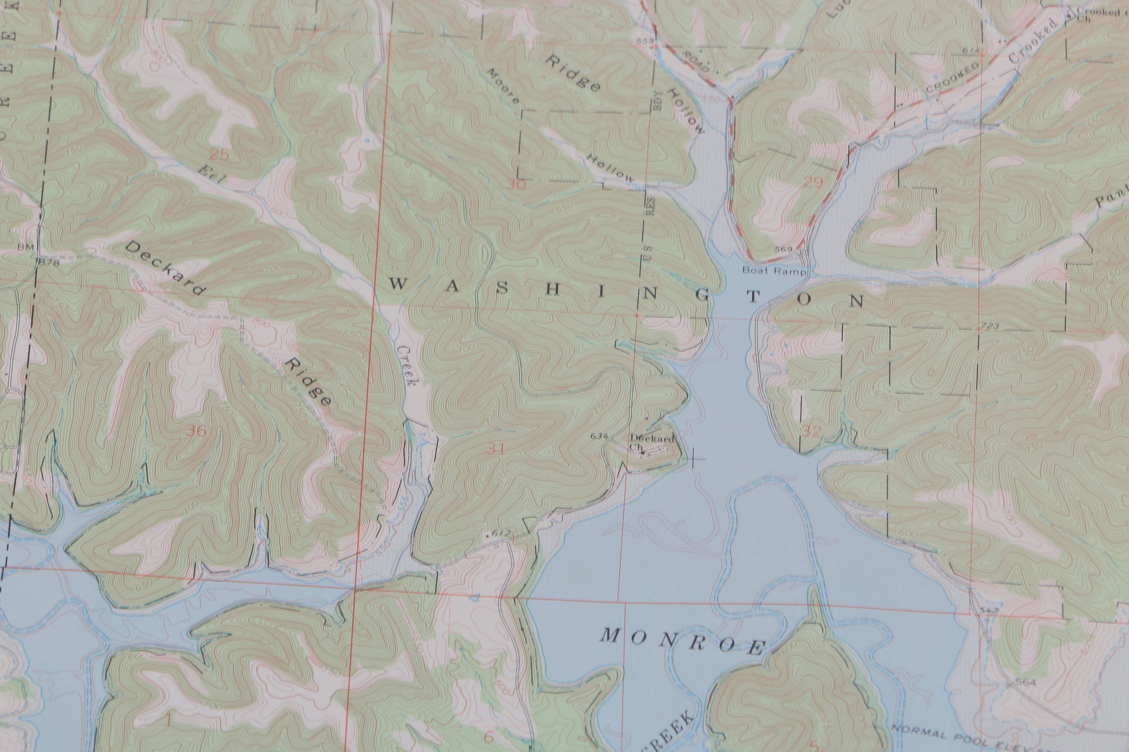 Topographic Maps of Indiana